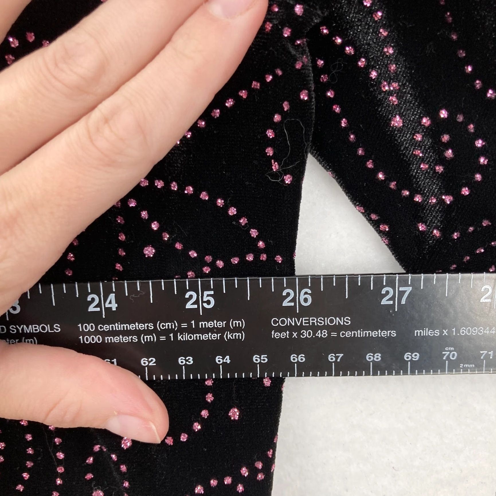 Vintage VINTAGE Notations Jacket Womens 2X Black Velvet Open Front Long Sleeve Sparkle Glitter Rhinestone Geometric Party/Cocktail Formal Women Size XXL / US 16-18 / IT 52-54 - 7 Thumbnail