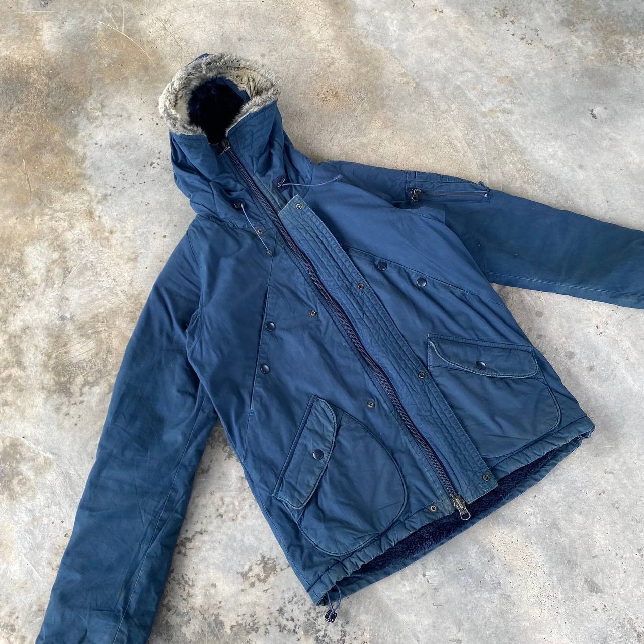 Nonnative VINTAGE NONNATIVE MILITARY COLD JACKET SHERPA FUR HOODIE Size US M / EU 48-50 / 2 - 7 Thumbnail