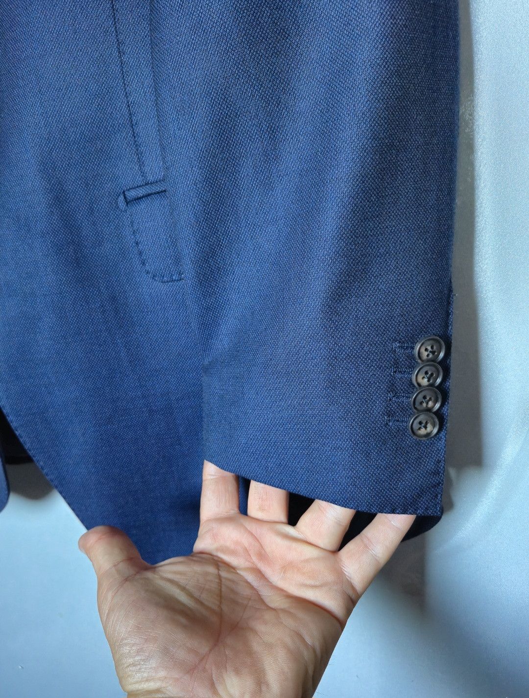 Suitsupply SUITSUPPLY Sienna Men's Suit 56 Eur USA/UK 46R Super 130's Size 46R - 3 Thumbnail