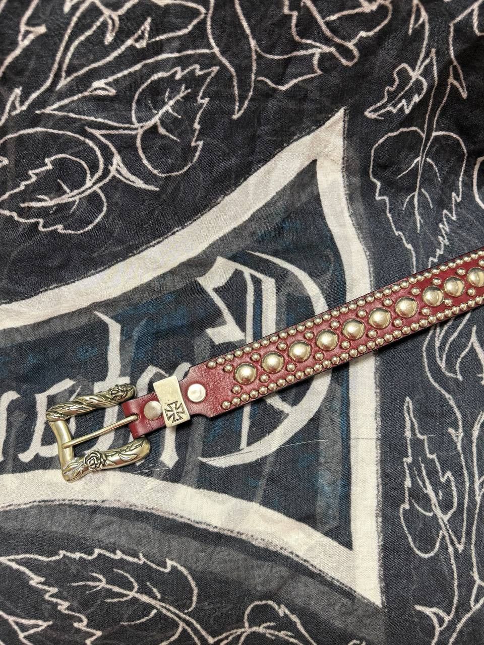 Enfants Riches Deprimes Goodbye Franky Studded Leather Belt Size 34 - 4 Thumbnail