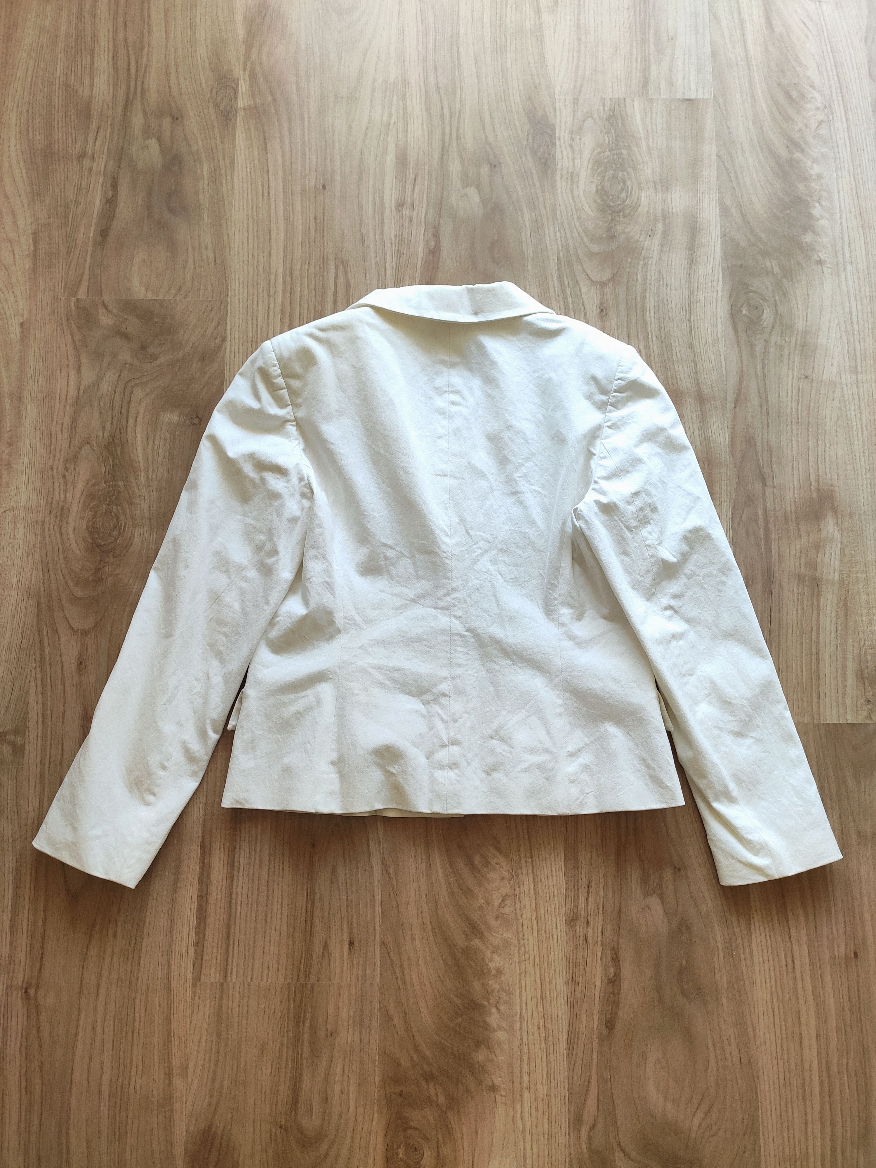 Designer × Piazza Sempione Piazza Sempione women blazer jacket old money white Size L / US 10 / IT 46 - 9 Thumbnail