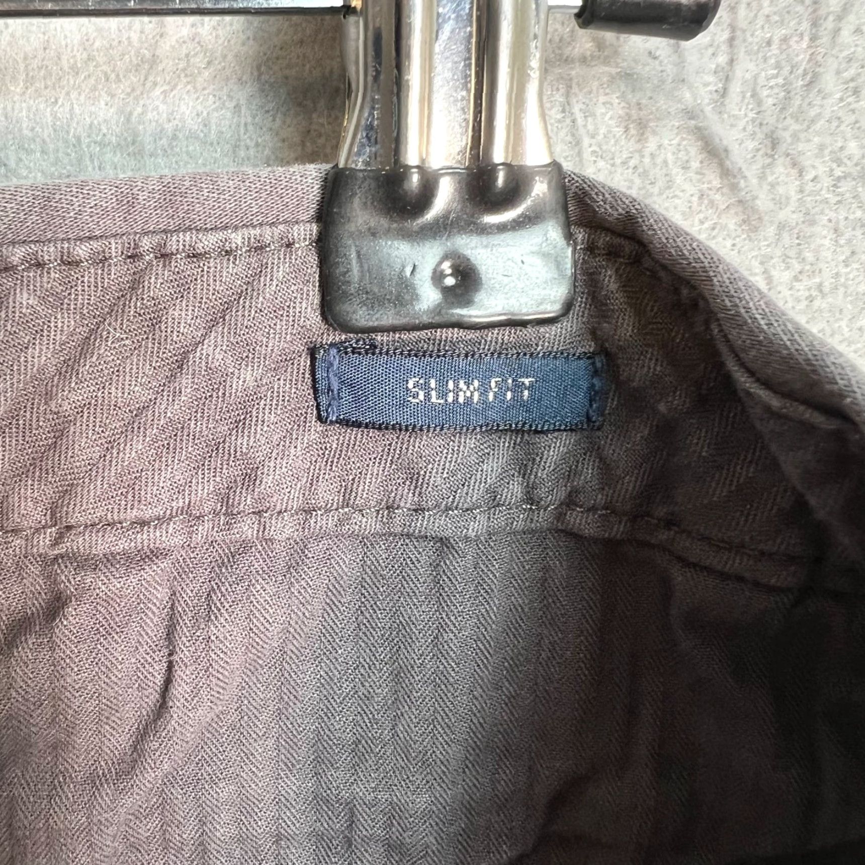 Polo Ralph Lauren Polo Ralph Lauren Mens Chino Pants Slim 34 x 32 Gray Cotton Blend Flat Front Button Size US S / EU 44-46 / 1 - 4 Thumbnail
