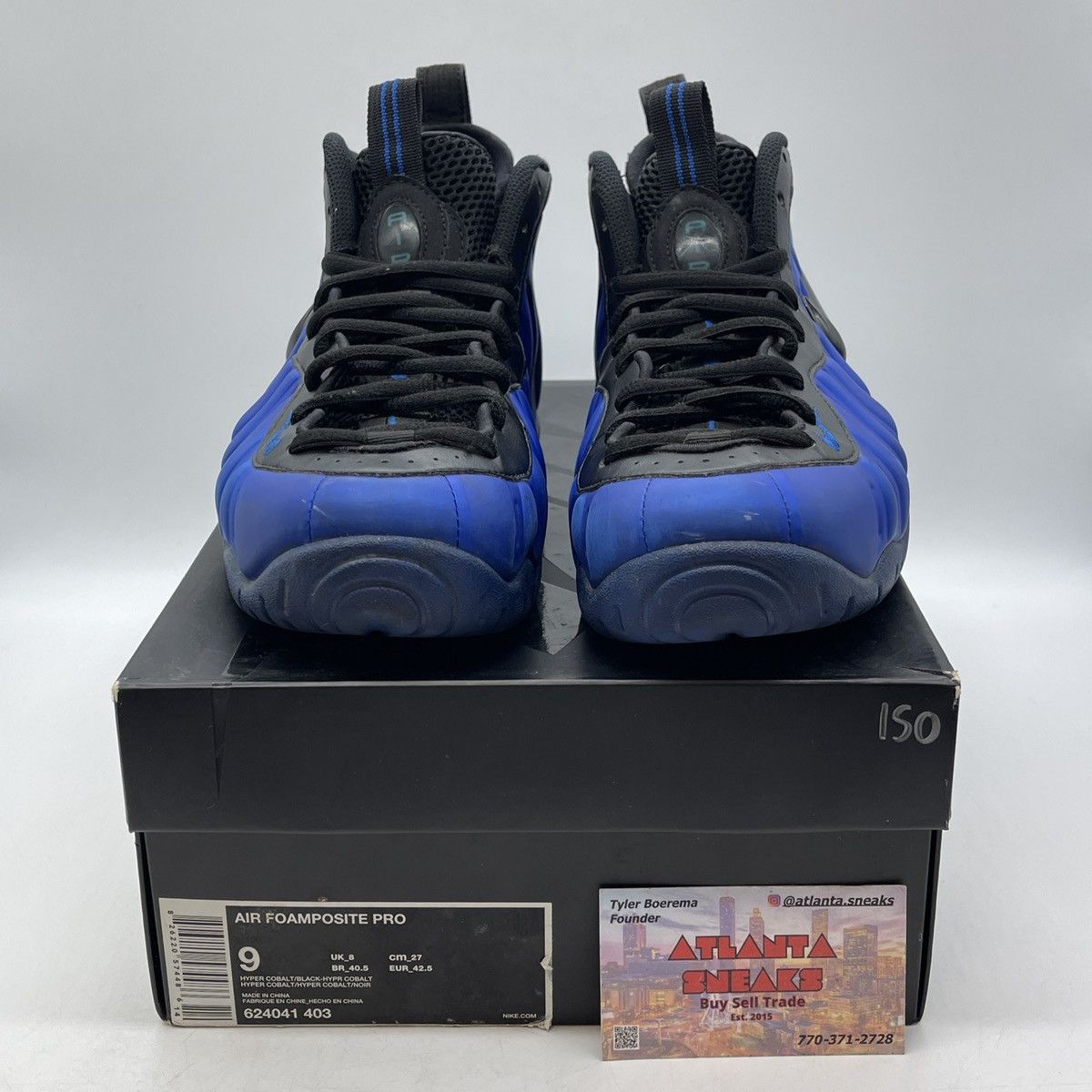 Nike Air foamposite pro hyper cobalt Size US 9 / EU 42 - 2 Thumbnail