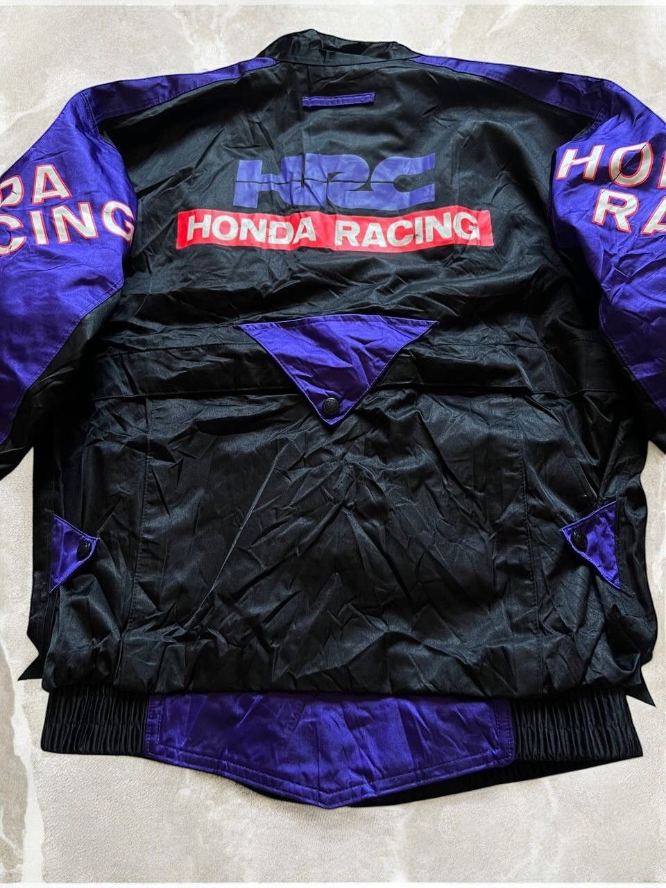 Honda × Japanese Brand Vintage HONDA HRC RACING BOMBER JAPAN MADE🇯🇵 Moto bike jacket Size US M / EU 48-50 / 2 - 10 Thumbnail