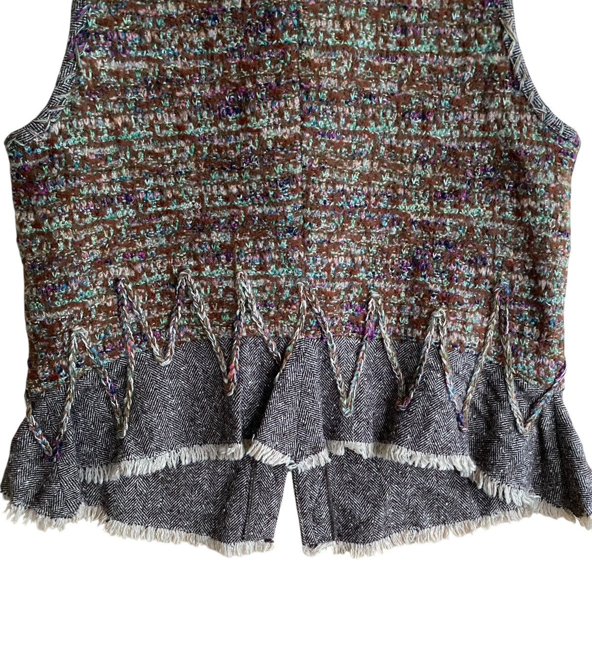Japanese Brand Vintage Japanese Brand Noriko Araki Wool Vests 2000s Size US L / EU 52-54 / 3 - 6 Thumbnail