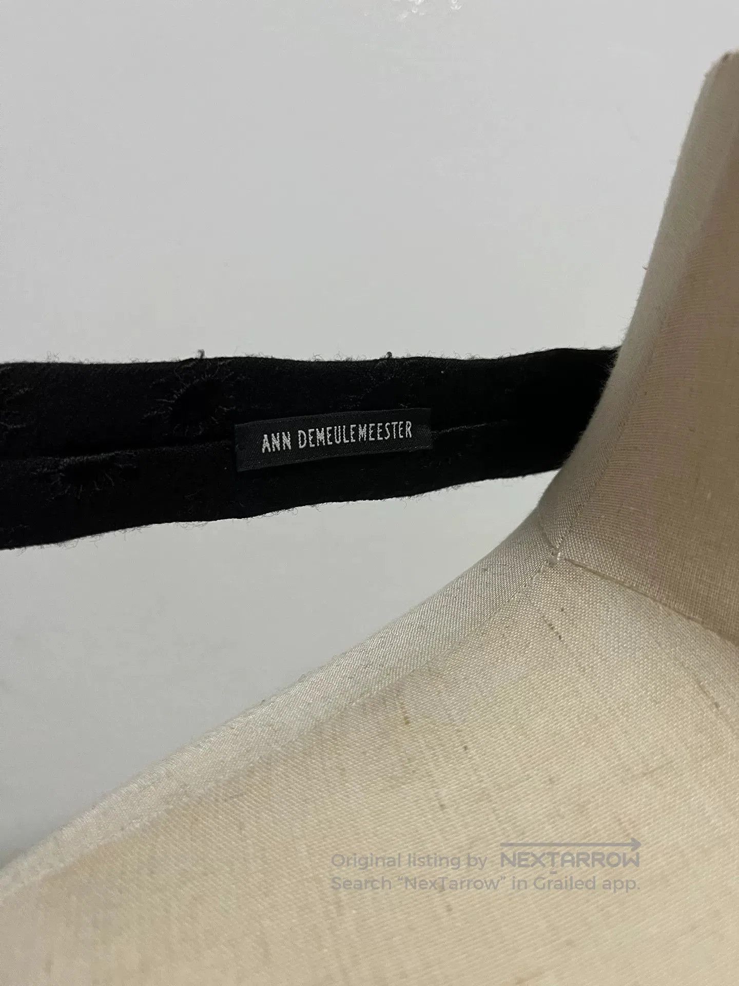 Ann Demeulemeester Ann Demeulemeester Embroidered Tie. Size ONE SIZE - 5 Thumbnail