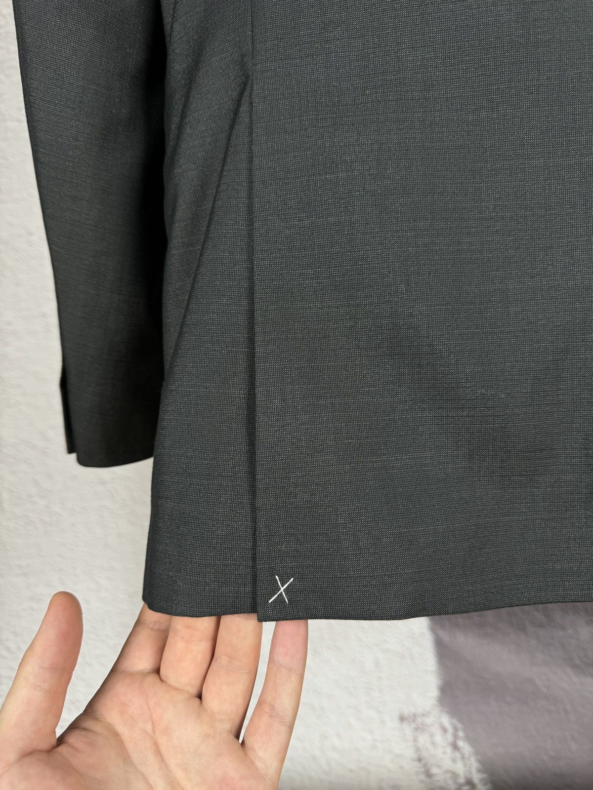 Nazareno Gabrielli BNWT Nazareno Gabrielli 2 pcs Panda grey 2 button wool suit Size 42R - 12 Thumbnail