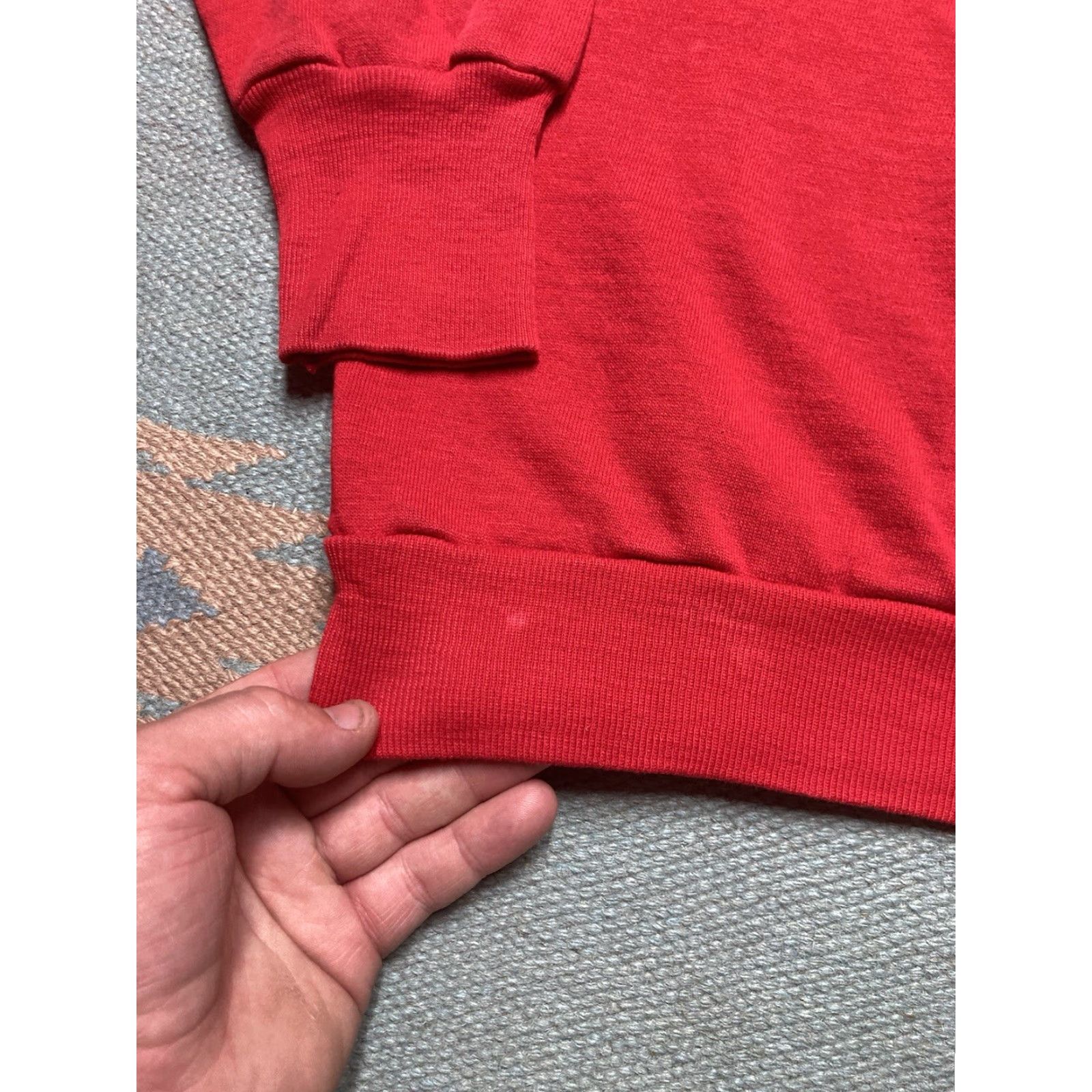 VINTAGE 80s Ka’imi P crewneck sweatshirt Navy? (red) XL Men Sweatshirt 80s