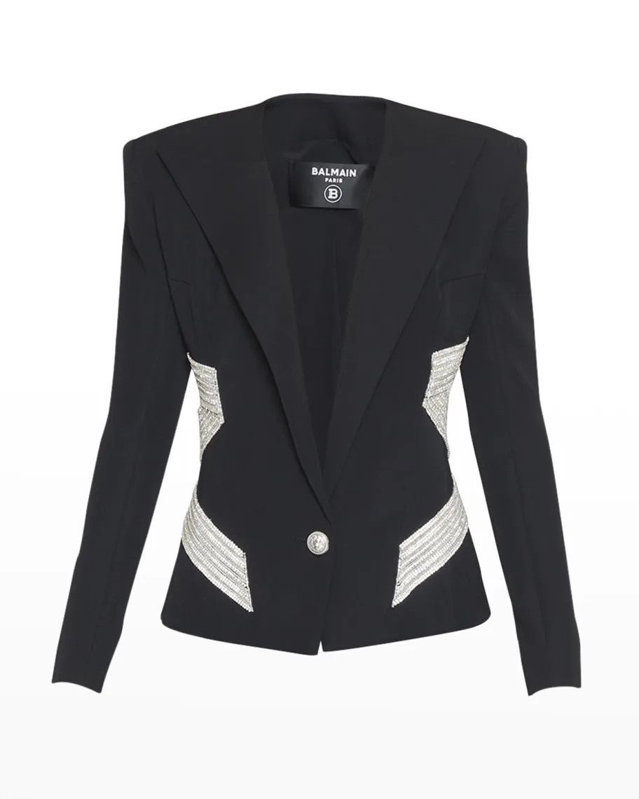 Balmain o1w1db10624 Jacket in Black Size XS / US 0-2 / IT 36-38 - 1 Thumbnail