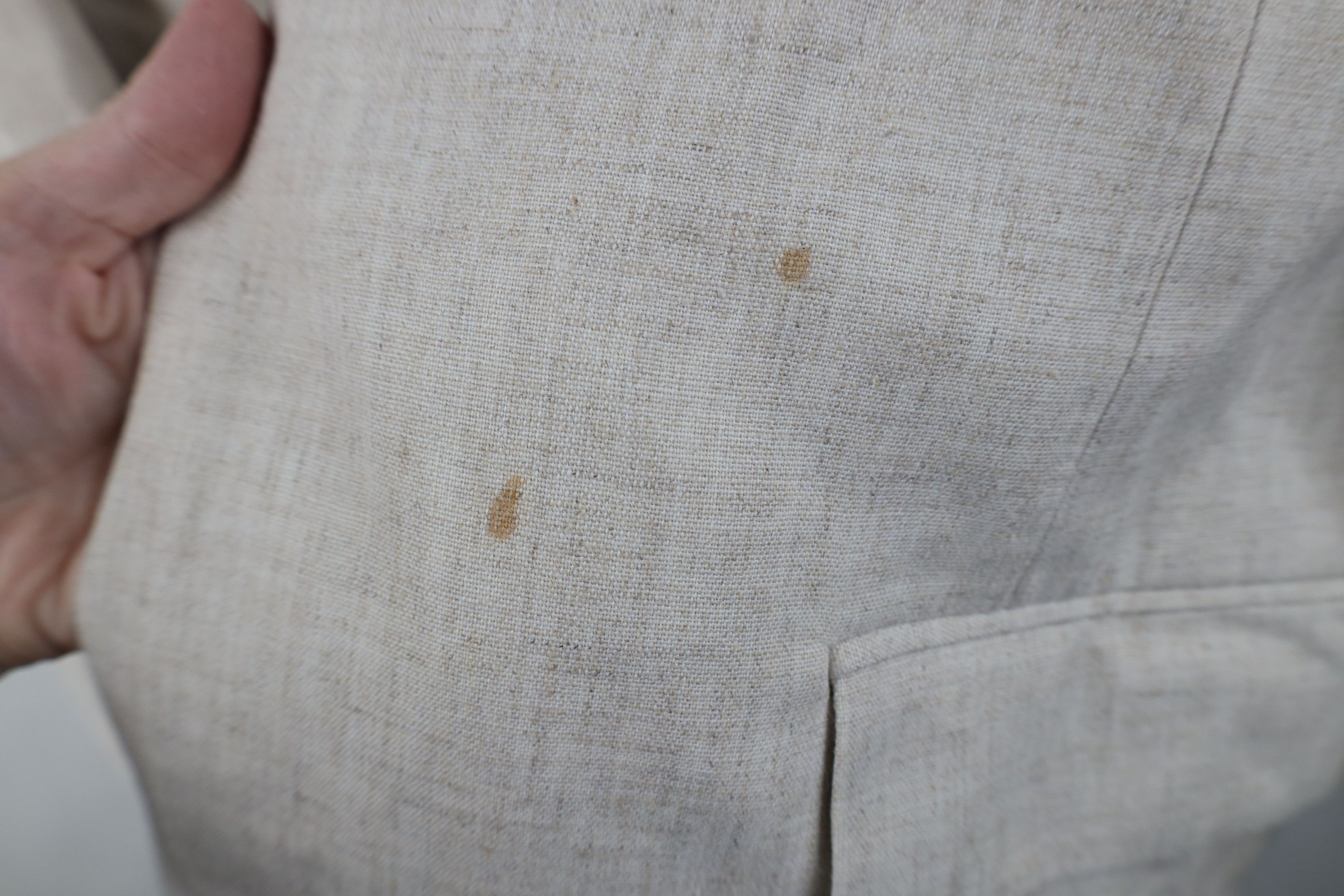 Vintage Vintage 90s Streetwear Linen Blend Coat Blazer Jacket USA Size US XXL / EU 58 / 5 - 4 Thumbnail