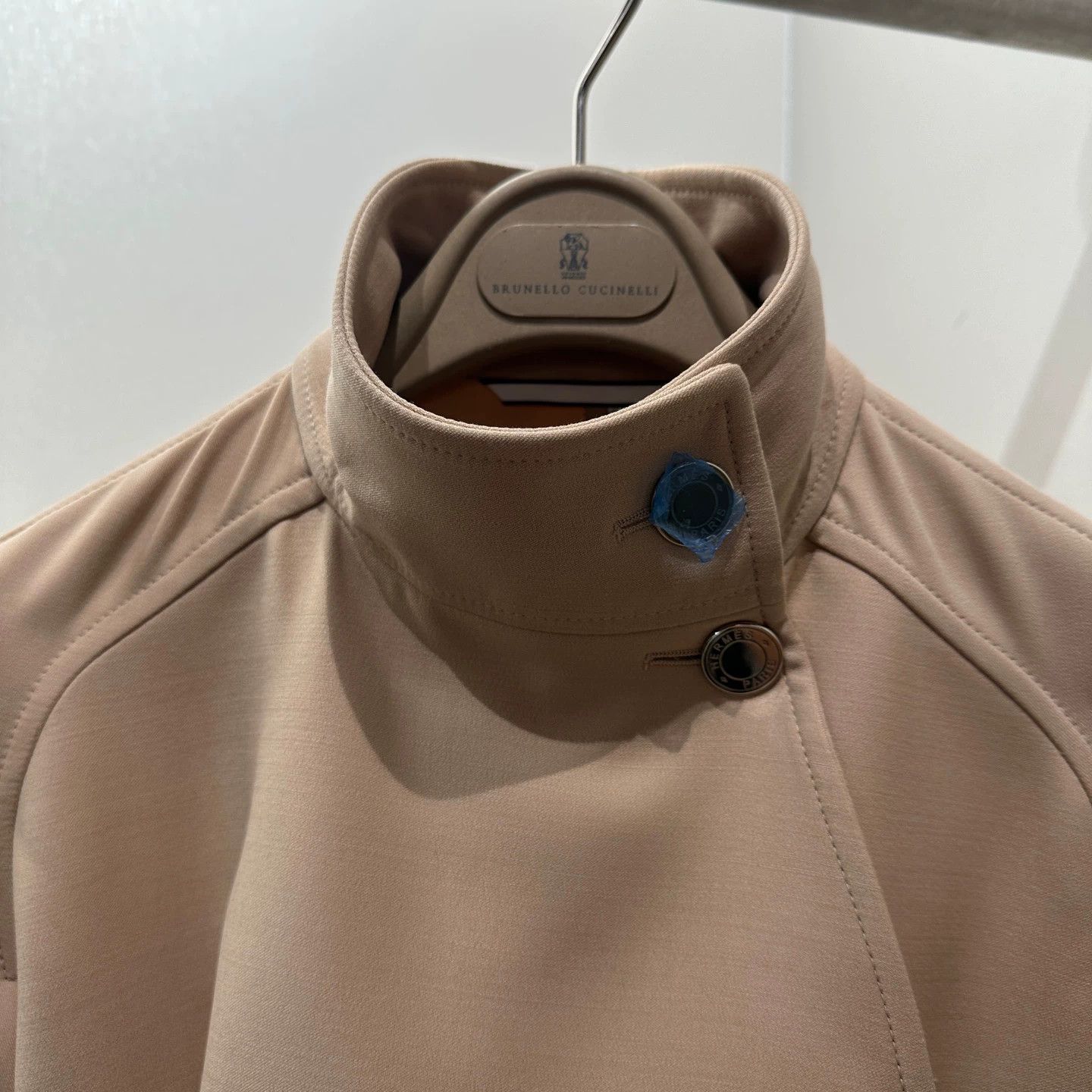 Hermes Hermes Wool Long Overcoat apr450 Silver Buttons 36 Size XS / US 0-2 / IT 36-38 - 8 Thumbnail
