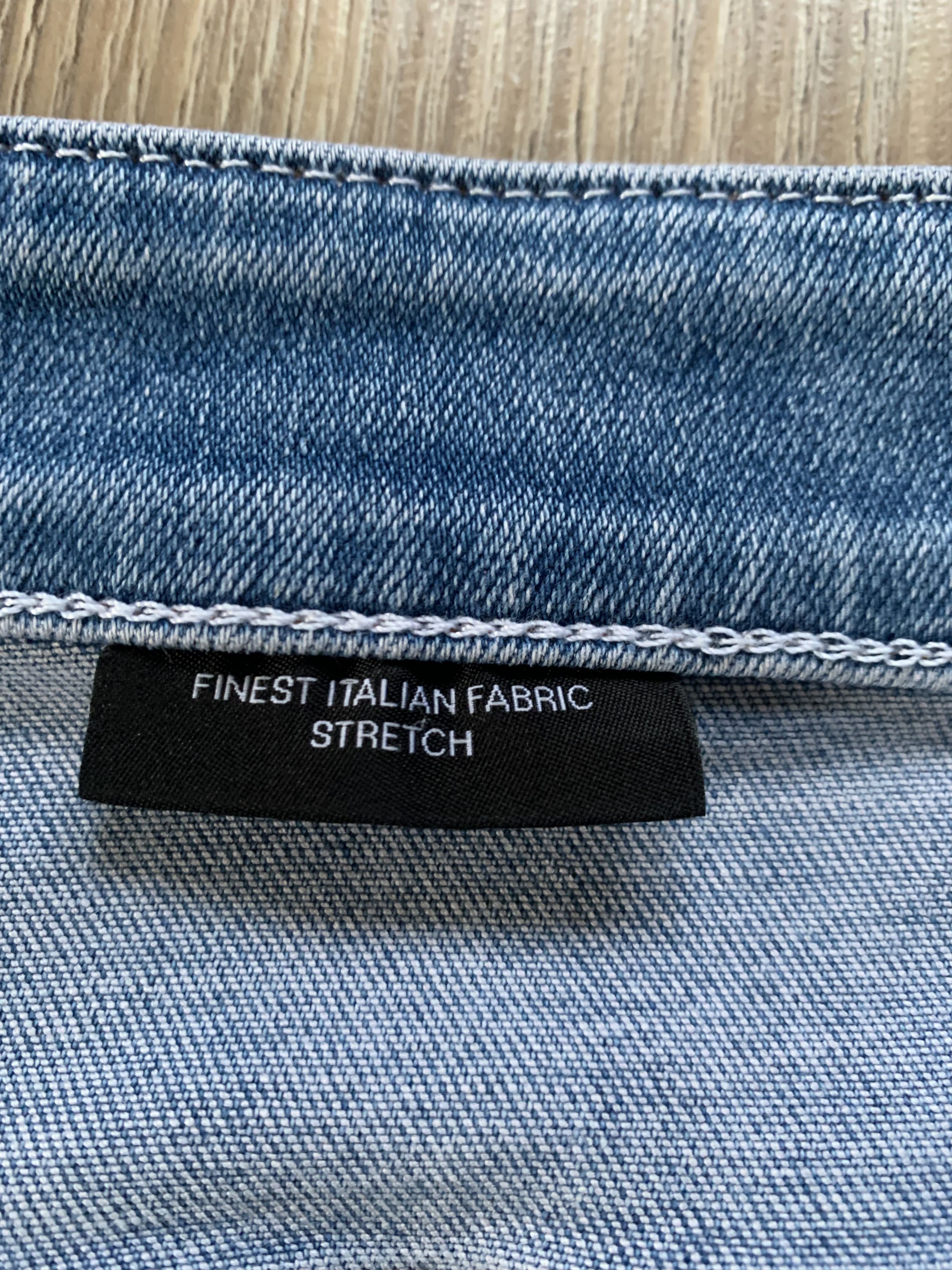 Hugo Boss Hugo Boss Candiani Denim Light Blue Stretch Jeans Size US 32 / EU 48 - 9 Thumbnail