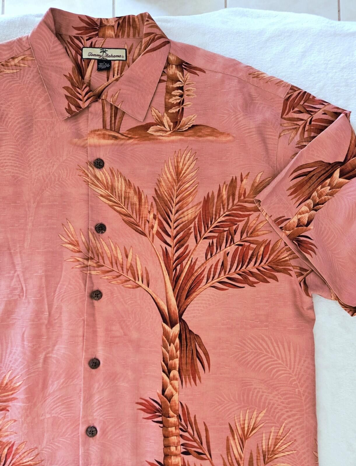 Tommy Bahama Tommy Bahama Hawaiian Shirt Mens L 100% Silk Floral Aloha Size US L / EU 52-54 / 3 - 2 Thumbnail