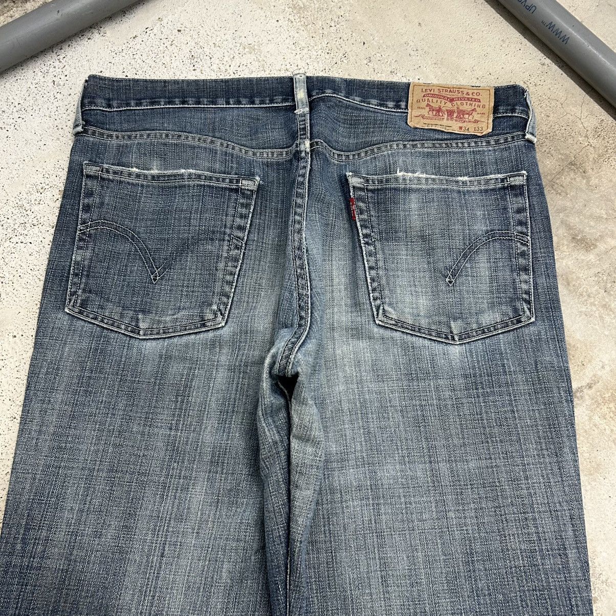 Levi's Vintage Levis 517 Flare Grey Faded Jeans Size US 32 / EU 48 - 5 Thumbnail