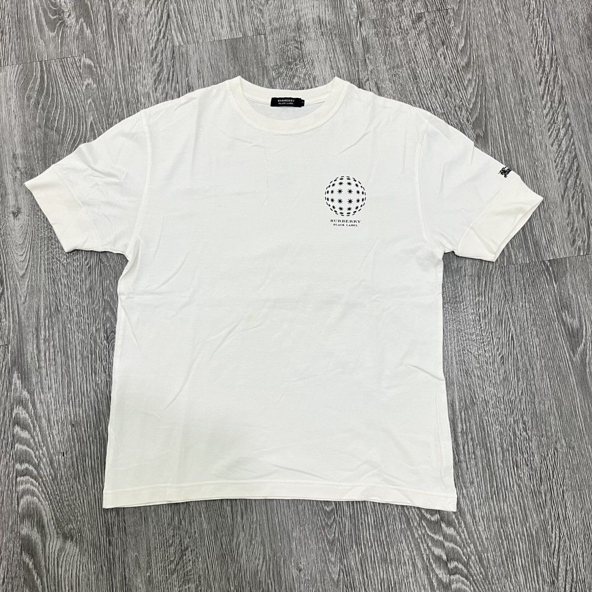 Burberry Burbery Black Label White Tee Size US M / EU 48-50 / 2 - 1 Thumbnail