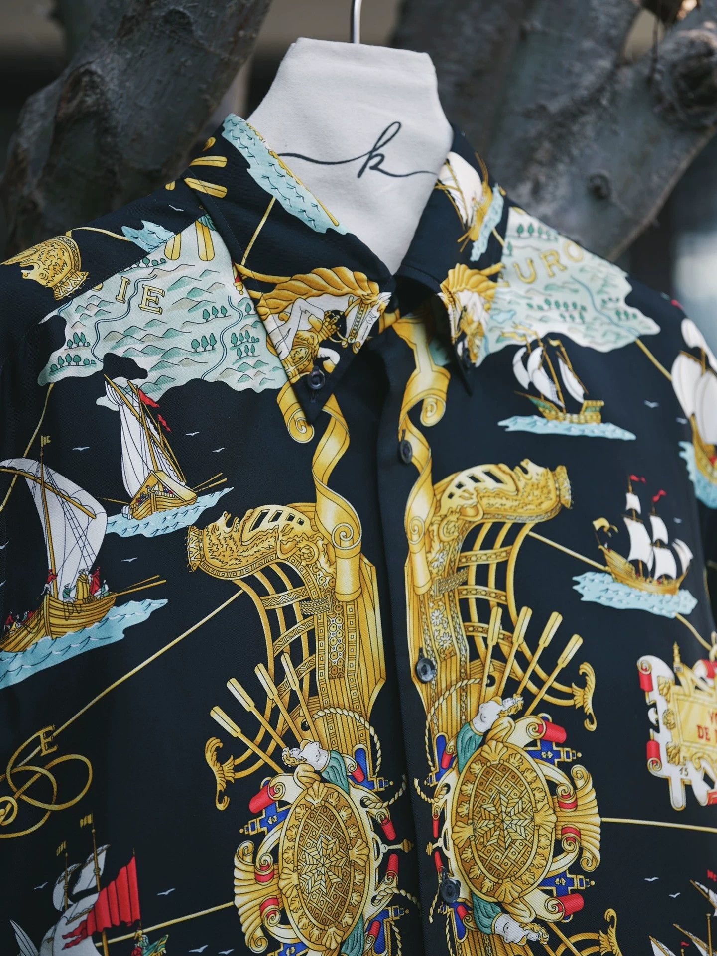 Hermes Hermes Vintage VOILES DE LUMIERE Silk Shirt Size US S / EU 44-46 / 1 - 3 Thumbnail
