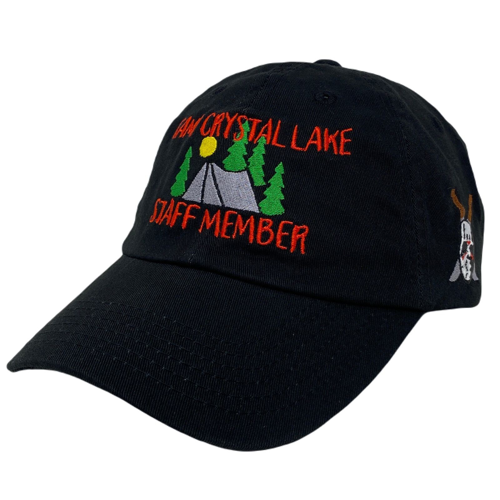 Other Halloween Hockey Mask Camp Lake Staff Member Dad Hat Size ONE SIZE - 3 Thumbnail