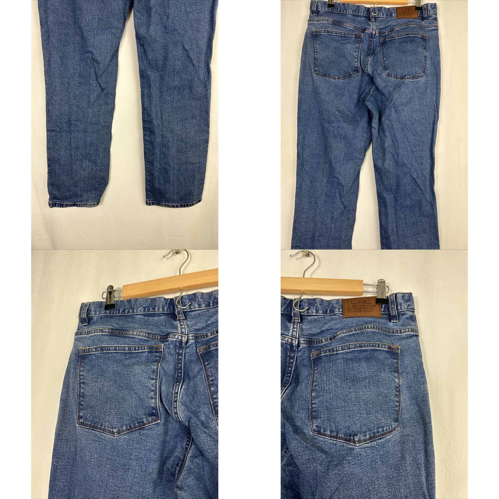 Ralph Lauren Lauren Ralph Lauren Womens Jeans 12 Medium Wash Straight Leg 34x32 Size 24" / US 00 / IT 34 - 8 Thumbnail