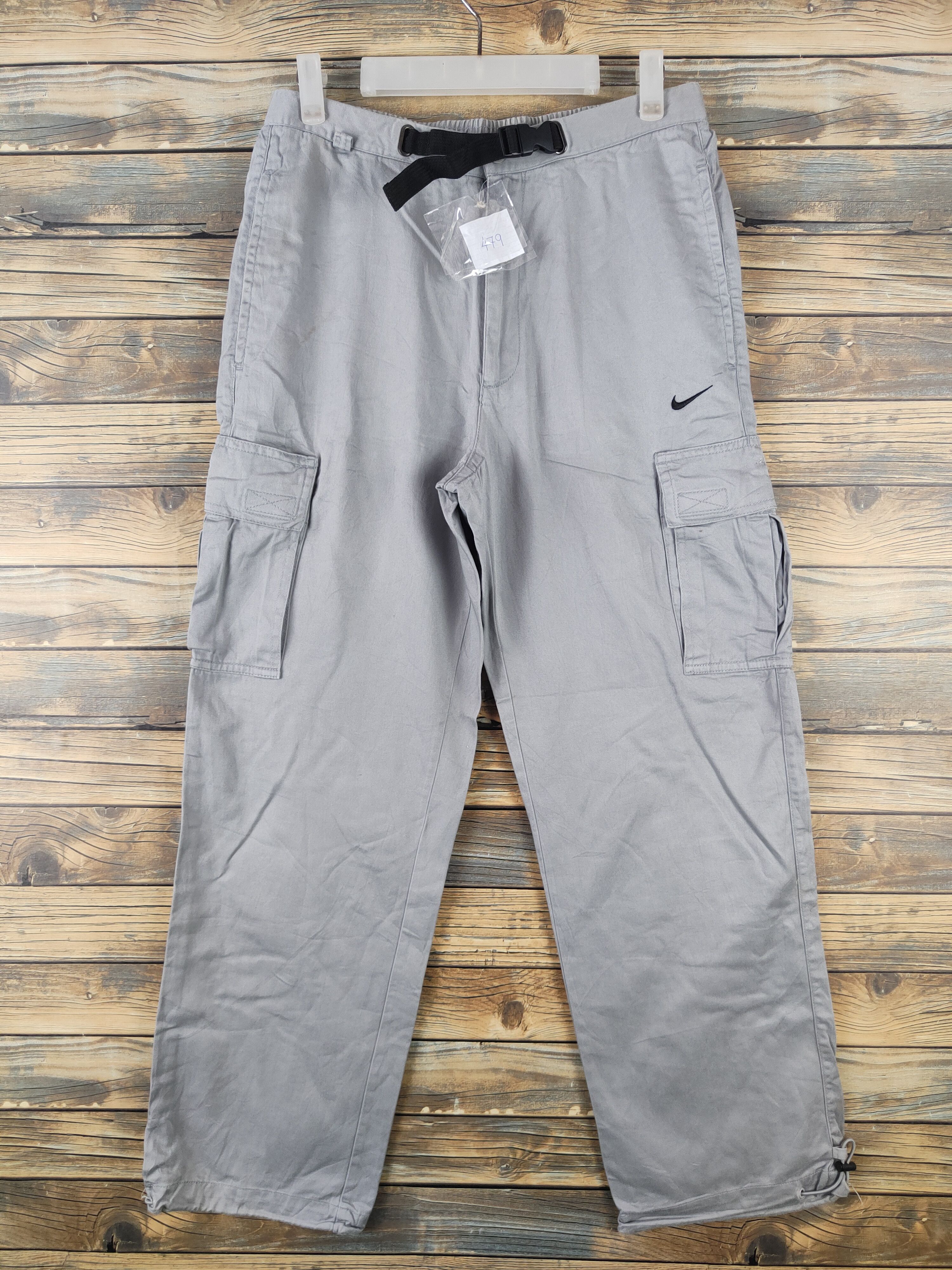 Nike DL Nike Gray Multipocket Tactical Cargo Pants #479 Size US 30 / EU 46 - 1 Thumbnail