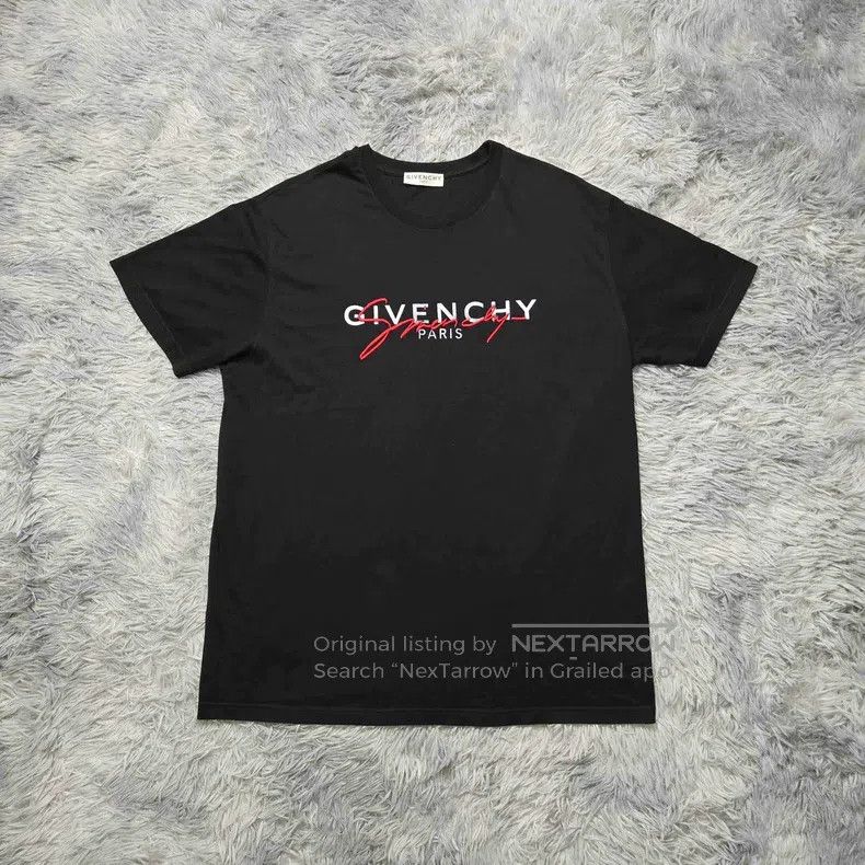 Givenchy Givenchy Red logo short-sleeve T-shirt (L size) Size US L / EU 52-54 / 3 - 1 Thumbnail