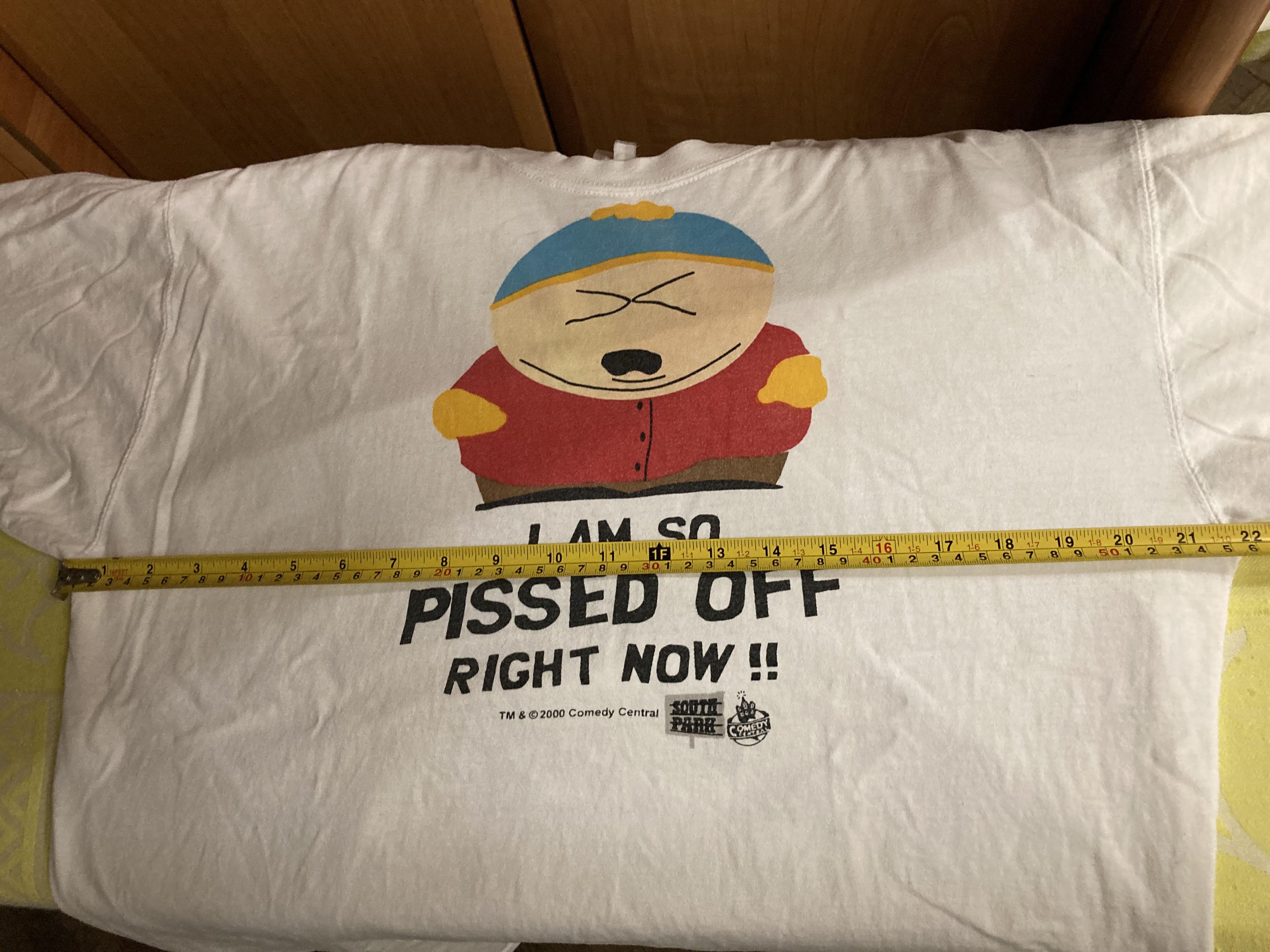 Vintage Vintage 2000 South Park Comedy Central Cartman T-Shirt Size US M / EU 48-50 / 2 - 10 Thumbnail