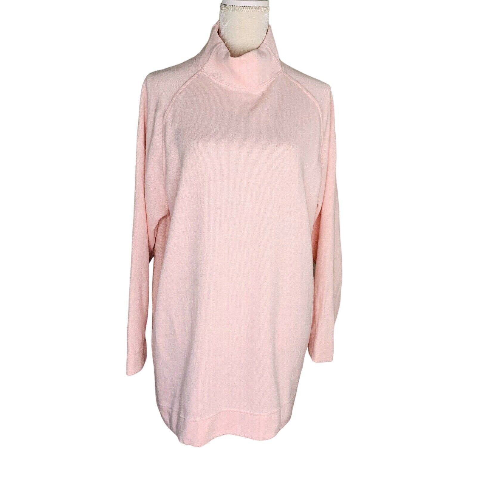 Other NY & Co Sweater Pink M Long Sleeves Mock Turtleneck Soft New Size M / US 6-8 / IT 42-44 - 1 Thumbnail