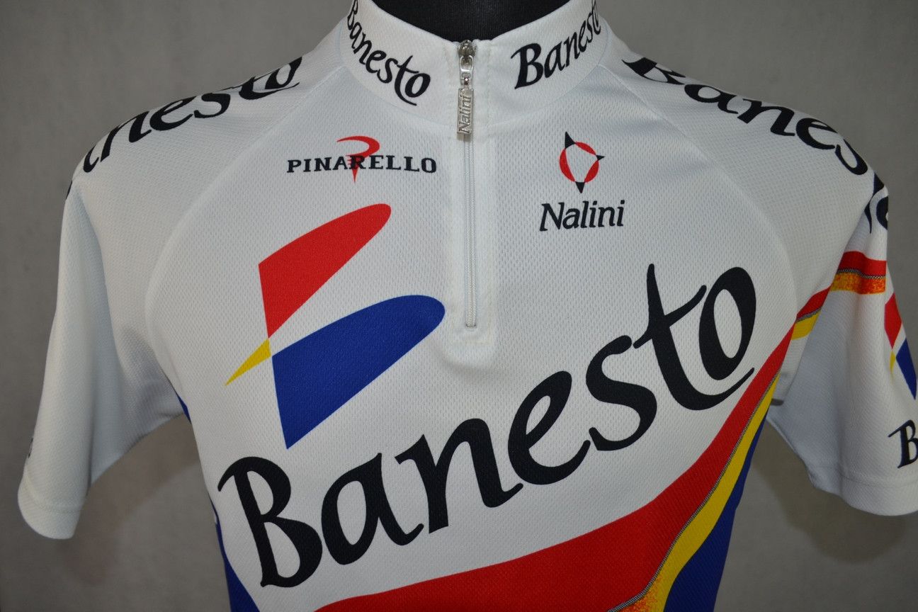 Bicycle × Vintage Banesto Nalini Vintage Cycling Jersey 4 / L Size US L / EU 52-54 / 3 - 4 Thumbnail
