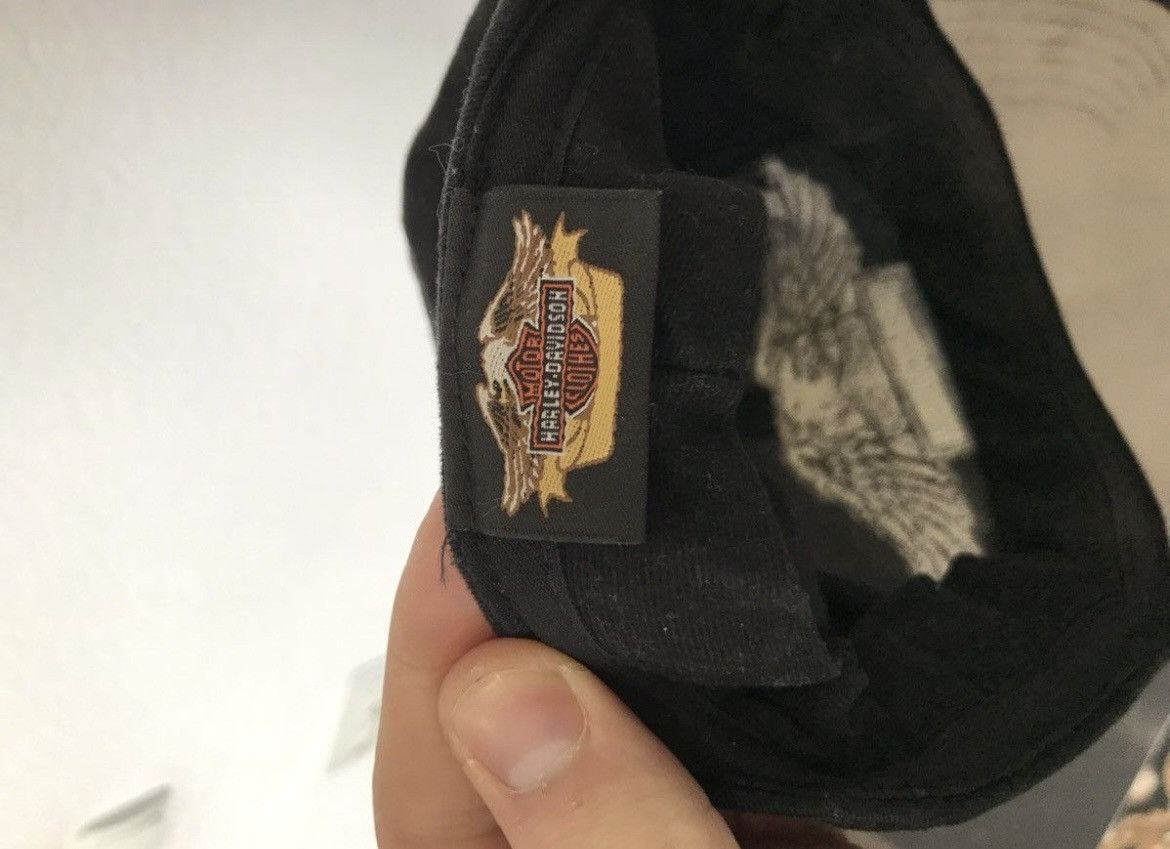 Harley Davidson Black Harley Davidson Cap Hat Size ONE SIZE - 5 Thumbnail
