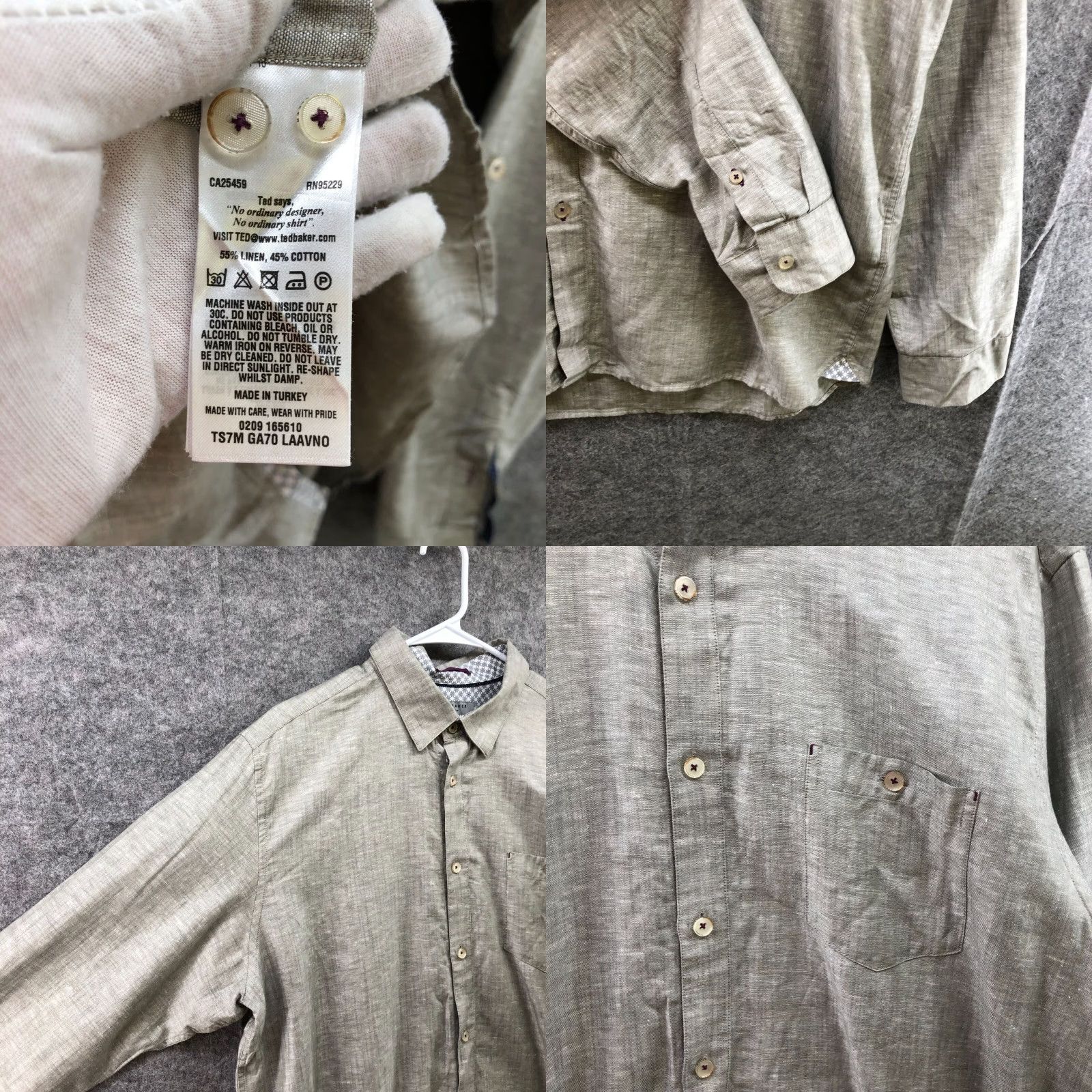 Ted Baker VINTAGE? No. (original says Vintage: No) Size US XXL / EU 58 / 5 - 8 Thumbnail
