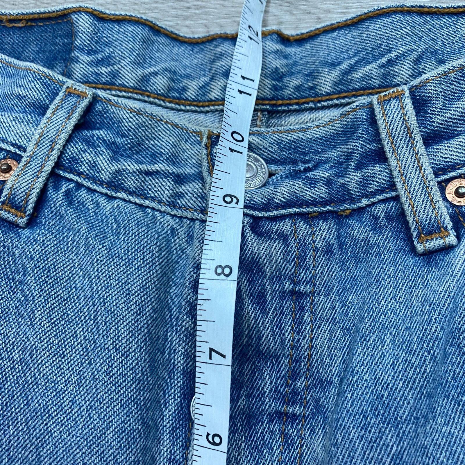 Levi's × Vintage Vintage Y2K Levi's 501 Distressed Straight Leg Jeans 30x30 Size US 30 / EU 46 - 6 Thumbnail