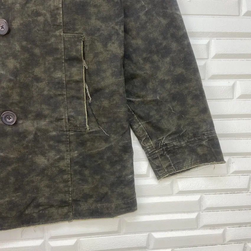 Woolrich Woolen Mills Vtg Woolrich Camouflage Distressed Double Breasted Jacket Size US M / EU 48-50 / 2 - 8 Thumbnail