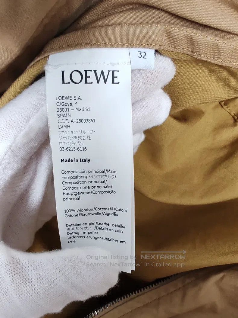 Loewe Loewe Leather Logo Windbreaker Size 4XL / US 24-26 - 6 Thumbnail