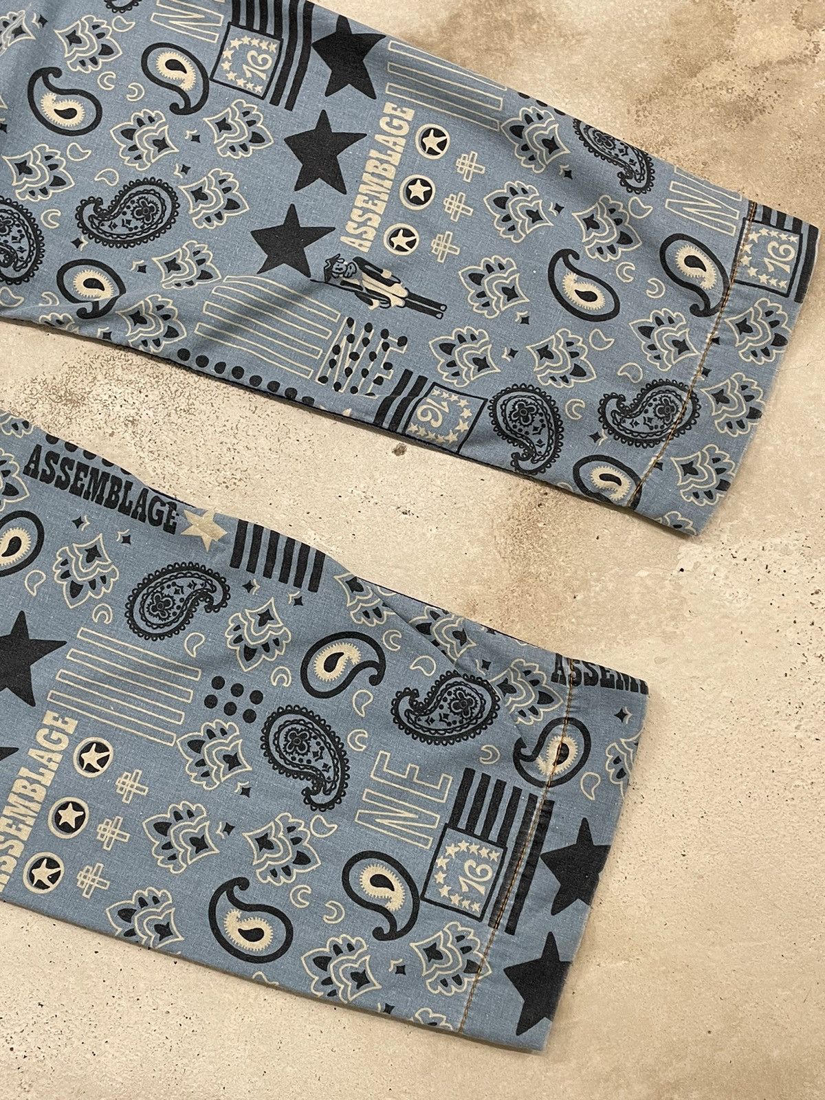 Other Rare Ne-Net by Issey Miyake Denim Pattern Size US 29 - 15 Thumbnail
