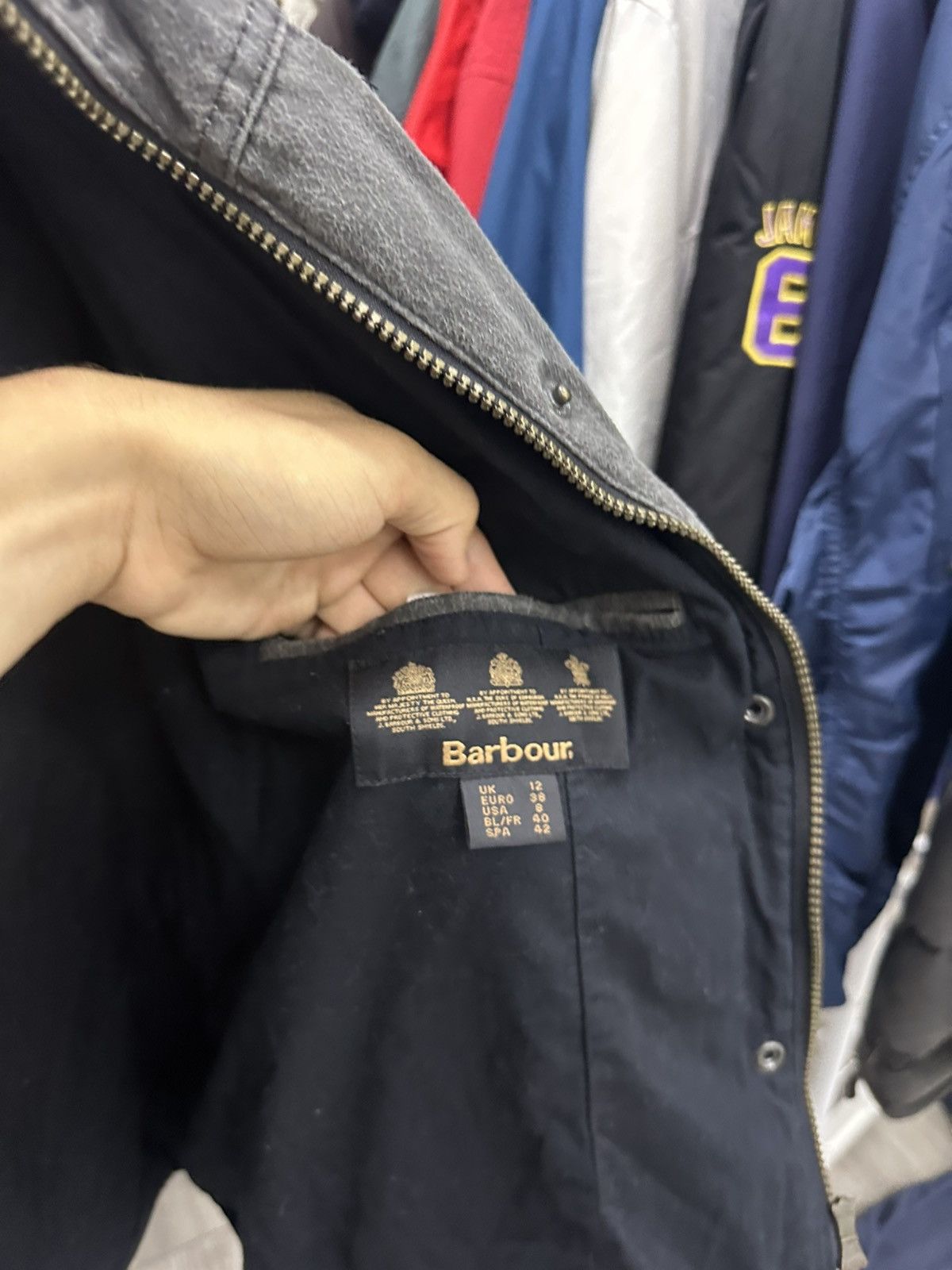 Barbour Barbour Gray Garment Dyed Jacket Size US S / EU 44-46 / 1 - 7 Thumbnail