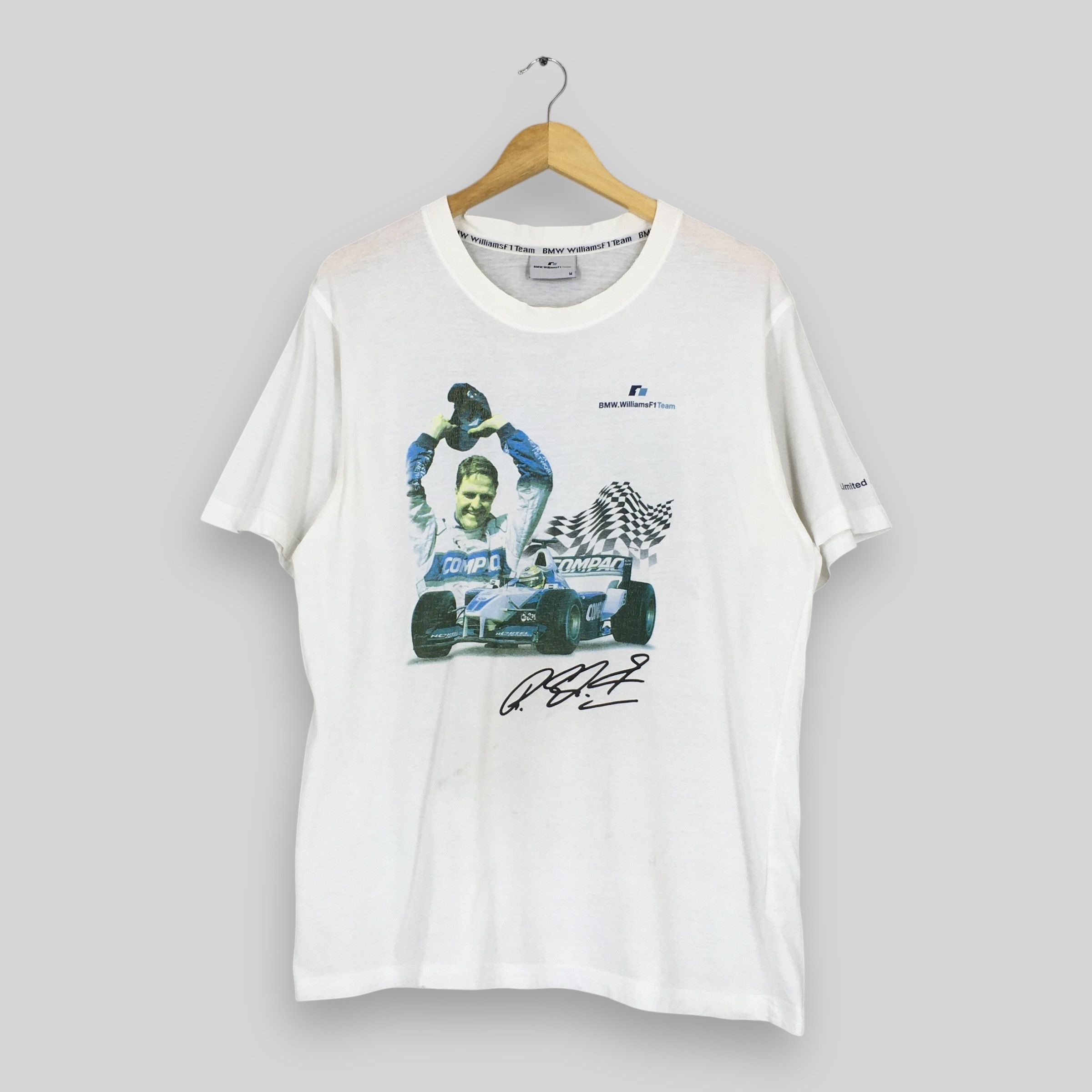 BMW × Formula 1 × Vintage Vintage Distressed BMW Williams F1 Team White T Shirt Medium Size US M / EU 48-50 / 2 - 1 Thumbnail
