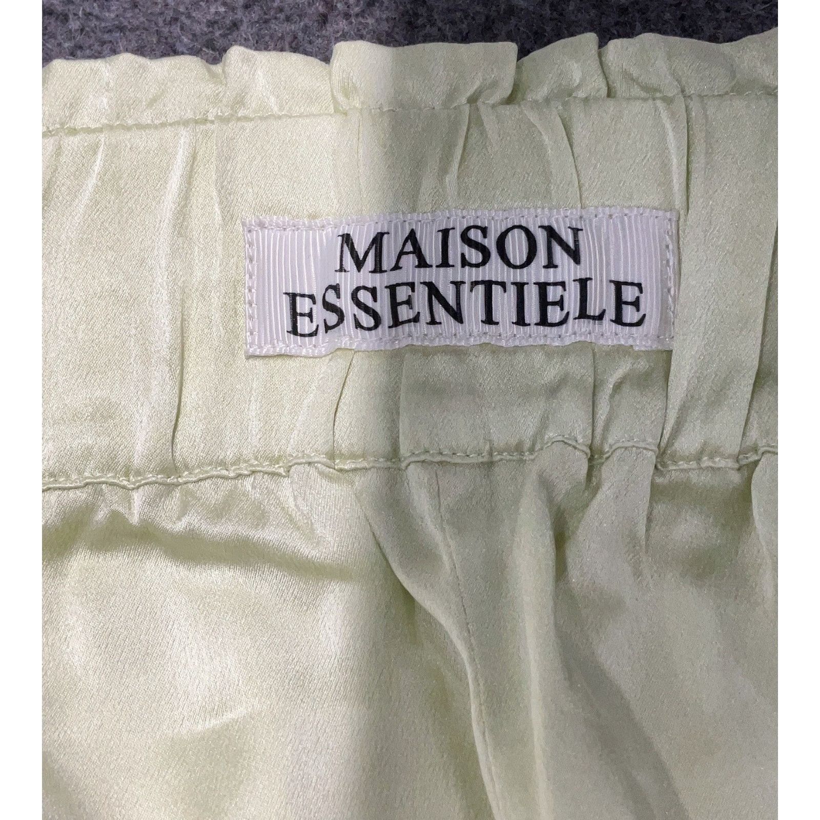 Other maison essentiele Silk Satin Pull On Shorts Green M Size 28" / US 6 / IT 42 - 4 Thumbnail