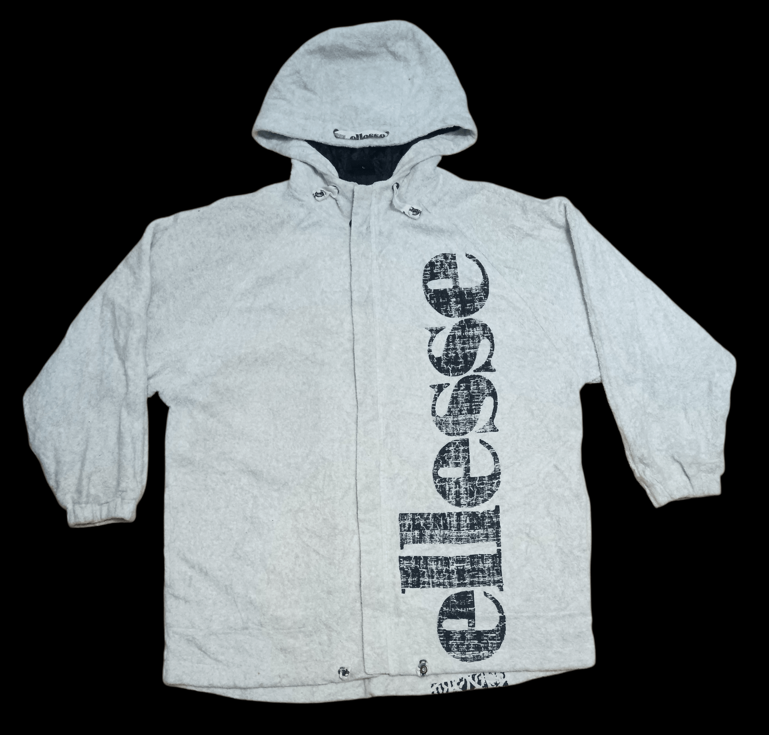 ELLESSE HALF BALL FLEECE LIGHT PUFFER HOODIE JACKET