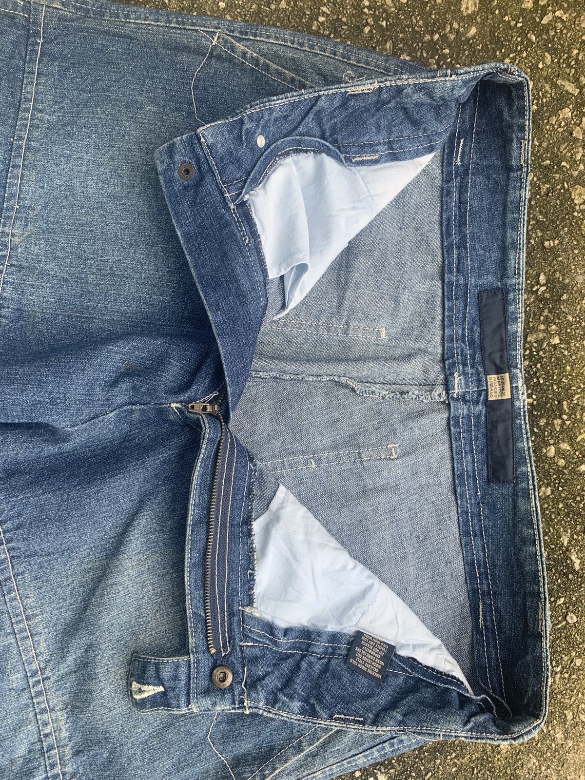 Marithe + Francois Girbaud Le Jean De Marithe Francois Girbaud Reconstructed Pant Size US 35 - 24 Thumbnail