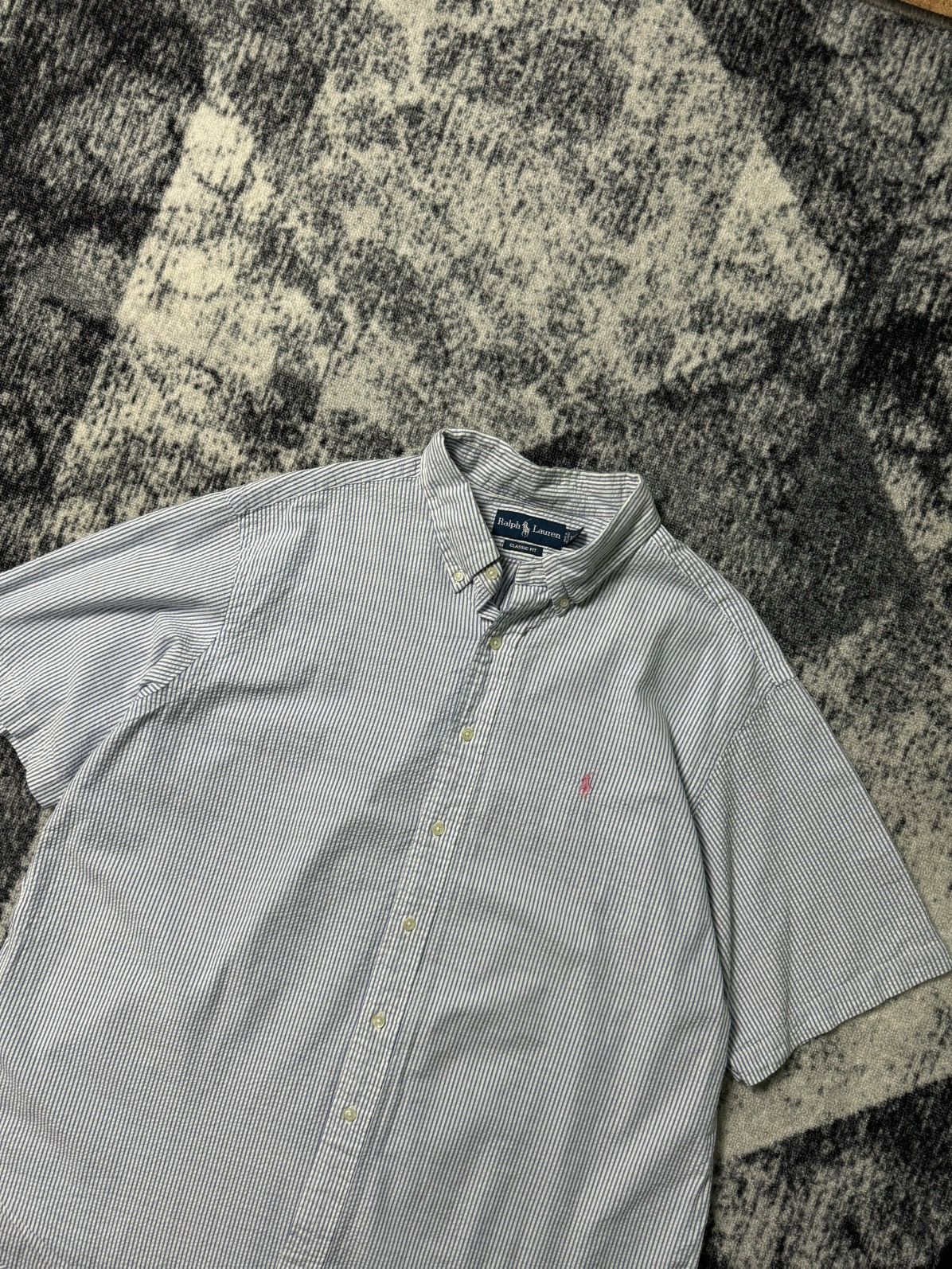 Polo Ralph Lauren Vintage Polo Ralph Lauren Shirt Button Ups Shorts Sleeve Y2K Size US XXL / EU 58 / 5 - 2 Thumbnail