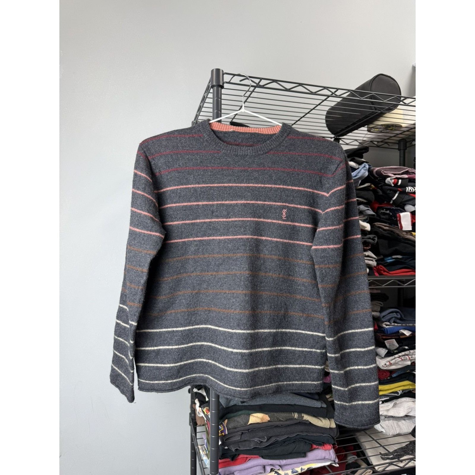 Yves Saint Laurent Vintage 1990’s YSL Yves Saint Laurent Wool Sweater Size S / US 4 / IT 40 - 1 Thumbnail