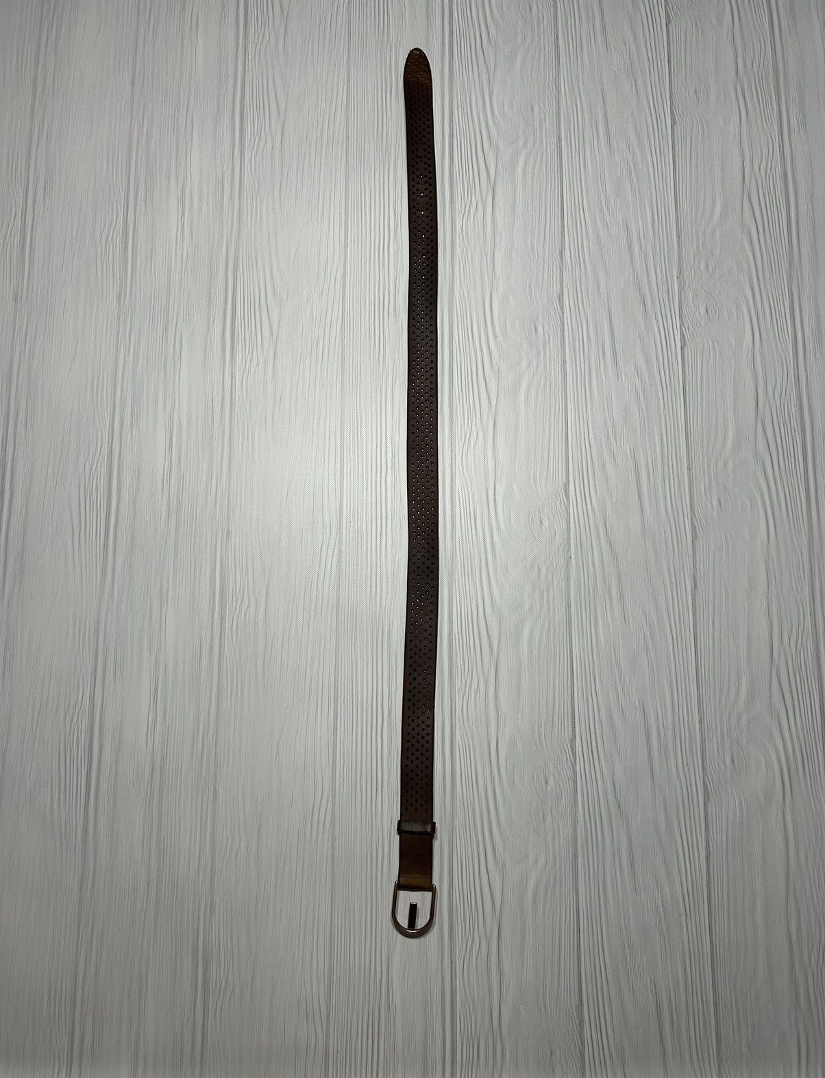 Dolce & Gabbana Vintage Y2K Dolce Gabbana Leather Belt Length 95cm Size ONE SIZE - 2 Thumbnail