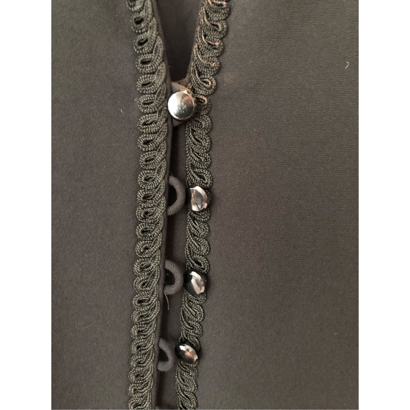 Other Kasper A.S.L. Women’s Black Lace Trim Button Up Elegant Suit Size L / US 10 / IT 46 - 5 Thumbnail