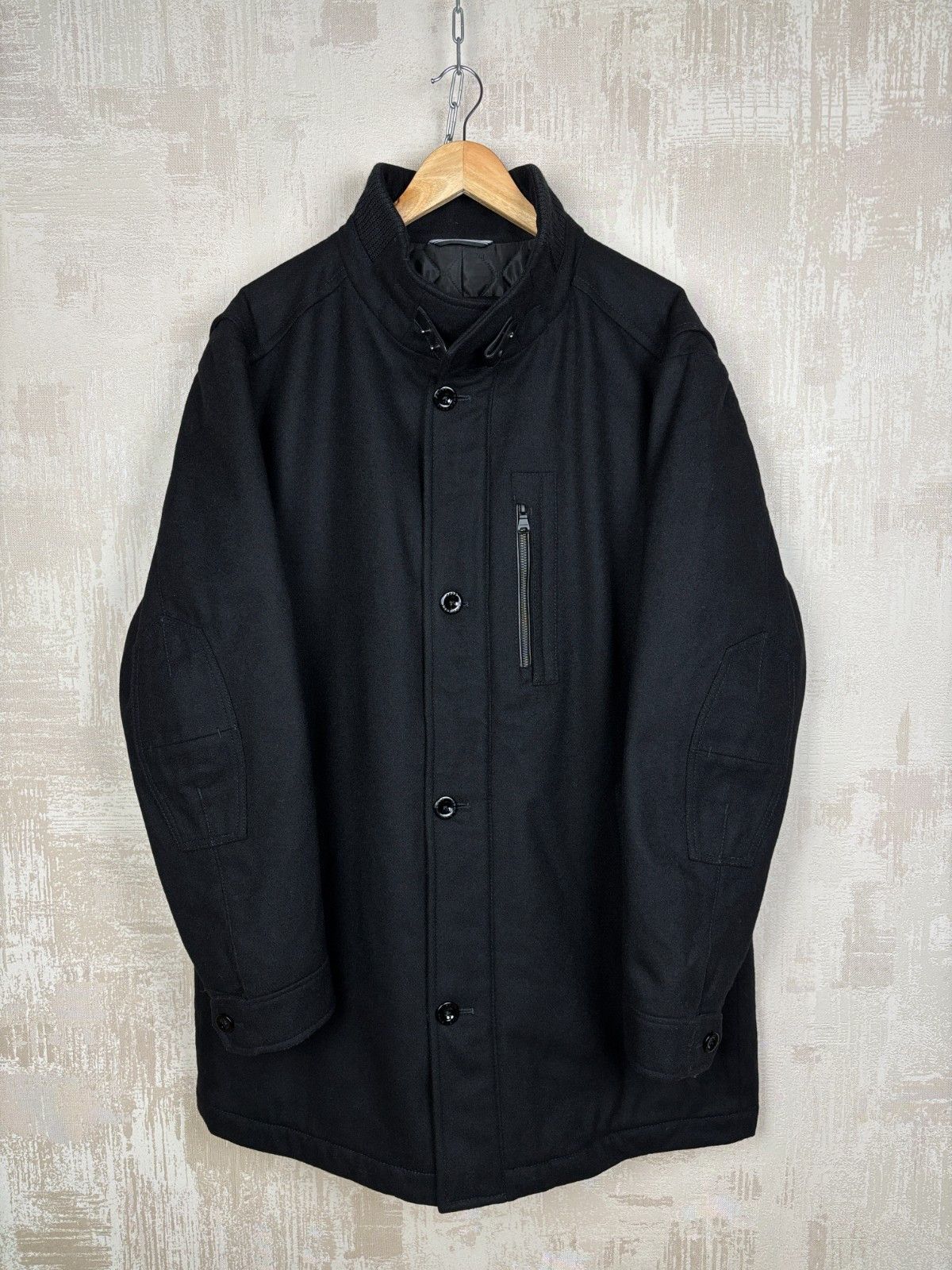 Hugo Boss Hugo Boss Conaz2 Wool Blend Coat Men's Size EU 58 / US 48R Size US XXL / EU 58 / 5 - 11 Thumbnail