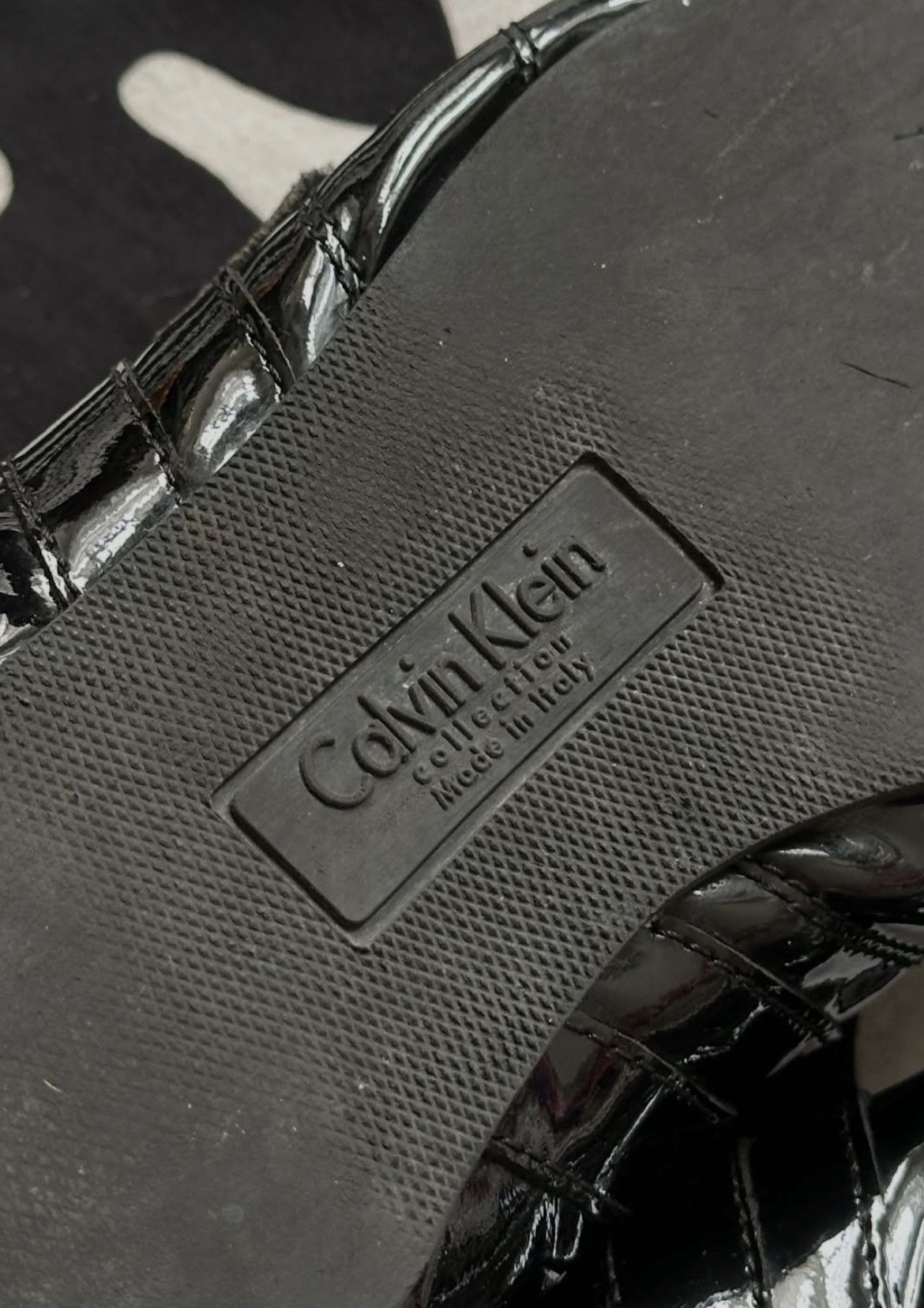Calvin Klein Calvin Klein Collection patent leather trainers Size US 9 / EU 42 - 7 Thumbnail