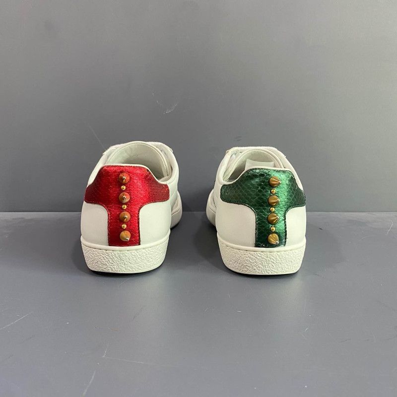 Gucci Gucci Ace Studded White Sneakers for Women Size US 6 / IT 36 - 3 Thumbnail
