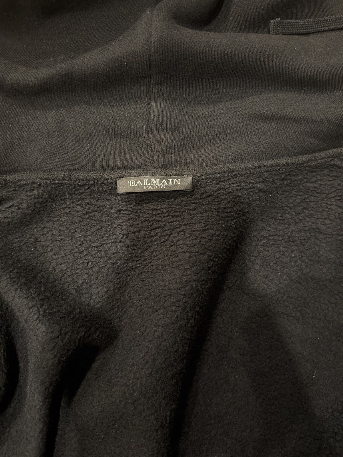 Balmain Christophe Decarnin Balmain AW10 Asymmetric Zip Hoodie Size US M / EU 48-50 / 2 - 7 Thumbnail