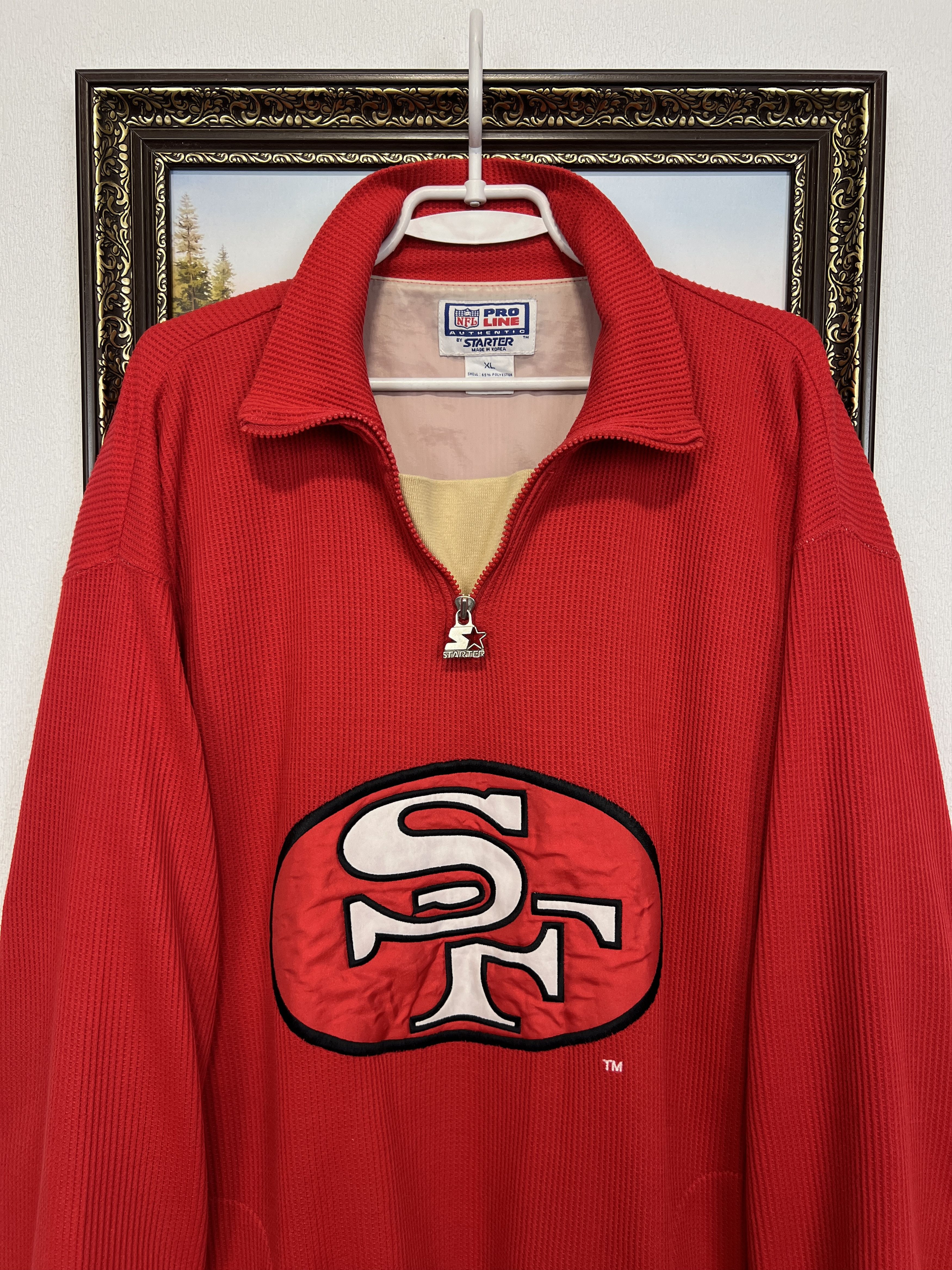 Starter Vintage 90's San Francisco 49ers NFL Jacket Track Top Size US XL / EU 56 / 4 - 2 Thumbnail