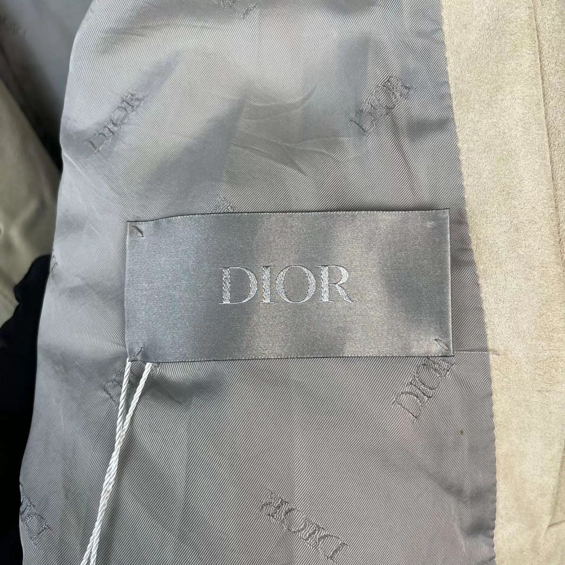 Dior Dior Men's Gray Leather Jacket 48 Size US M / EU 48-50 / 2 - 3 Thumbnail