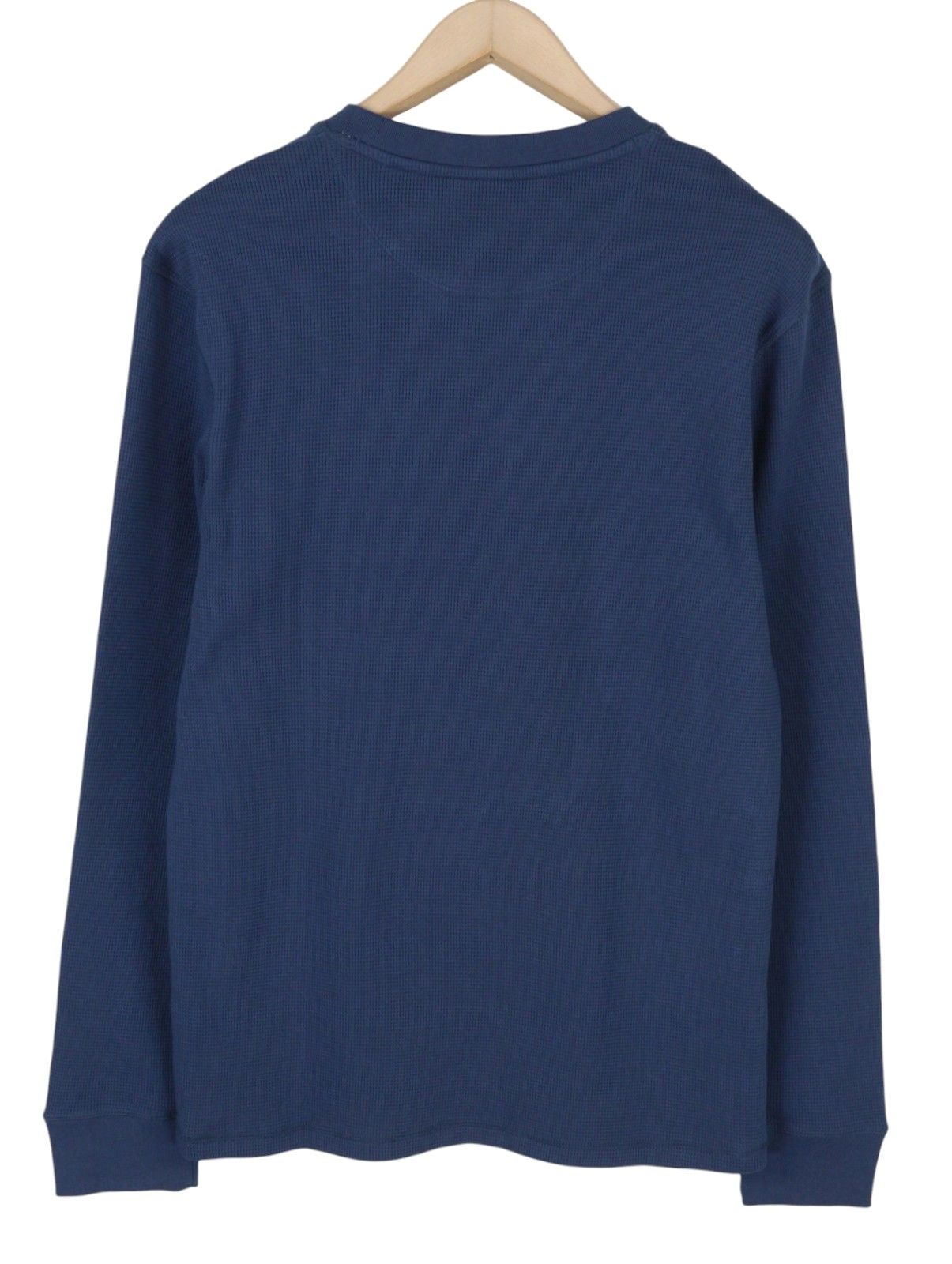 Scotch & Soda M Dark Blue Textured Cotton Sweatshirt 88578 Size US M / EU 48-50 / 2 - 2 Thumbnail