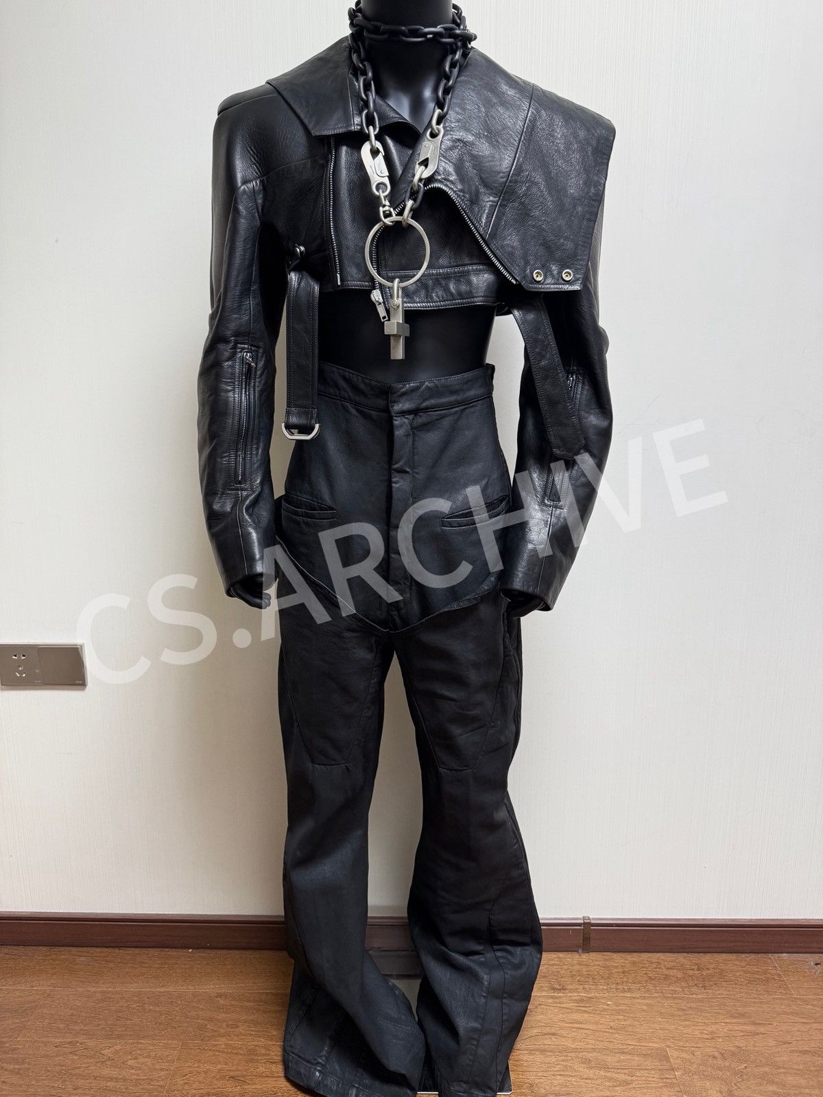 Rick Owens Rick owens 25SS Micro stooges Leather jacket Size US M / EU 48-50 / 2 - 6 Thumbnail